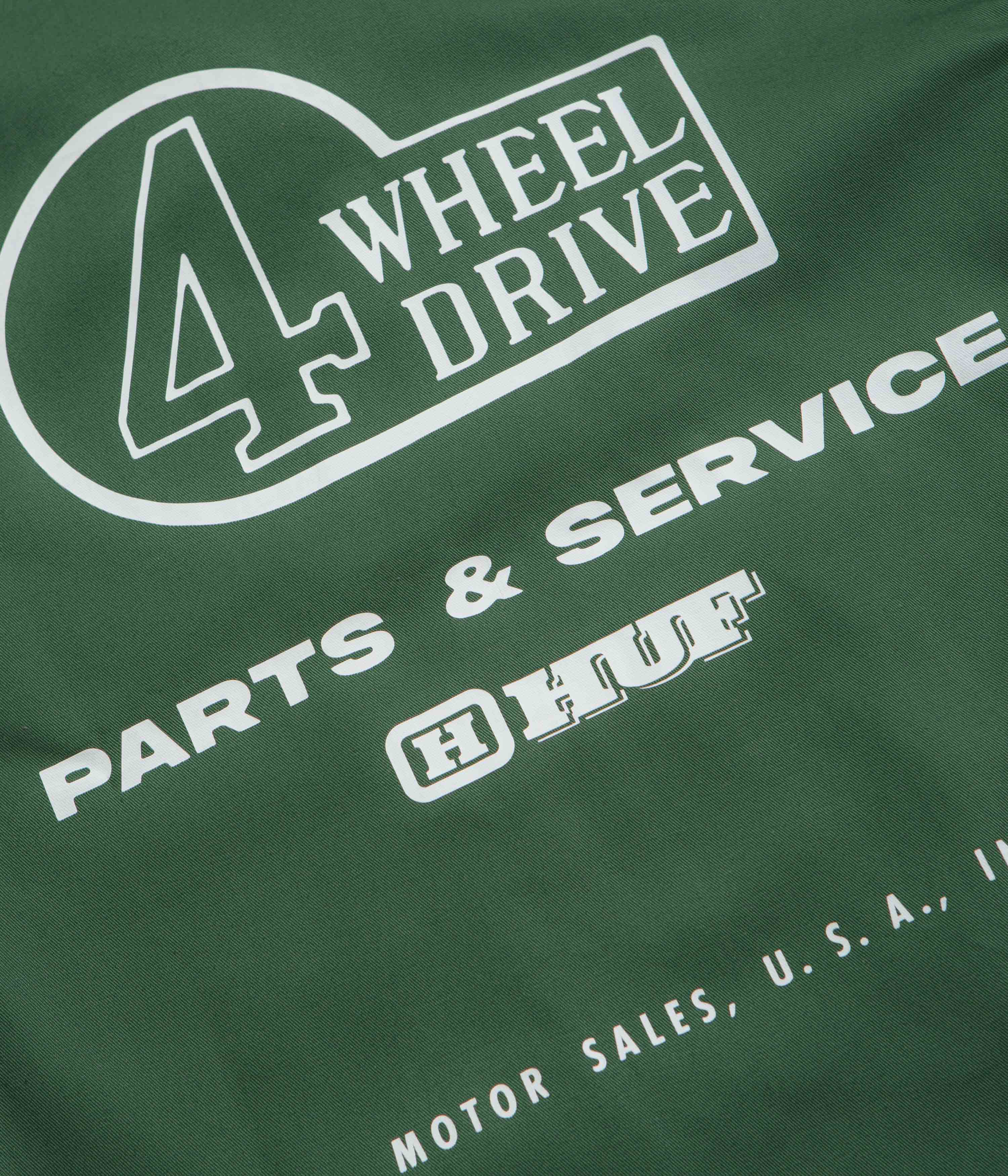 HUF x Toyota Parts & Service Jacket - Forest Green - Image 7