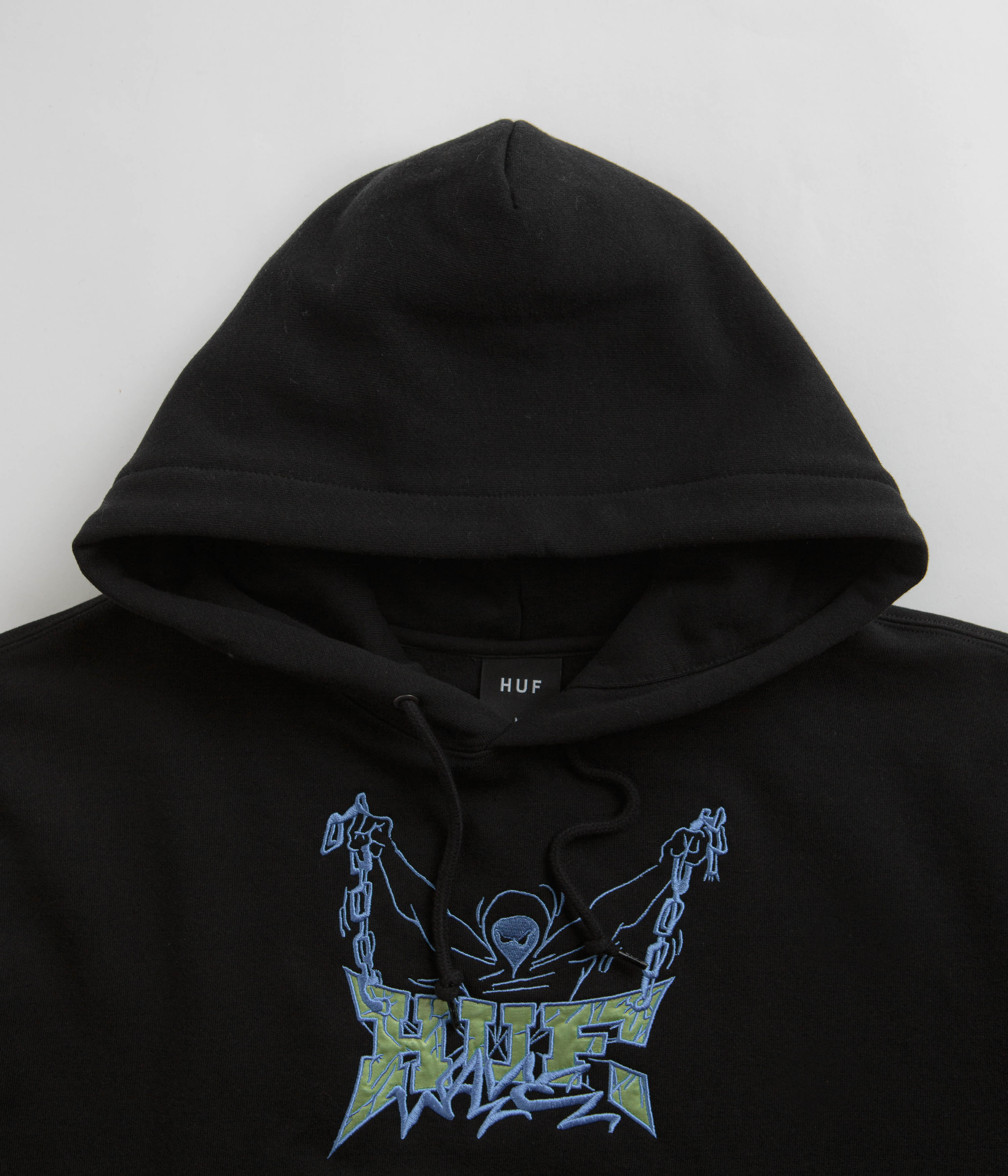 HUF Zine Hoodie - Black - Image 5
