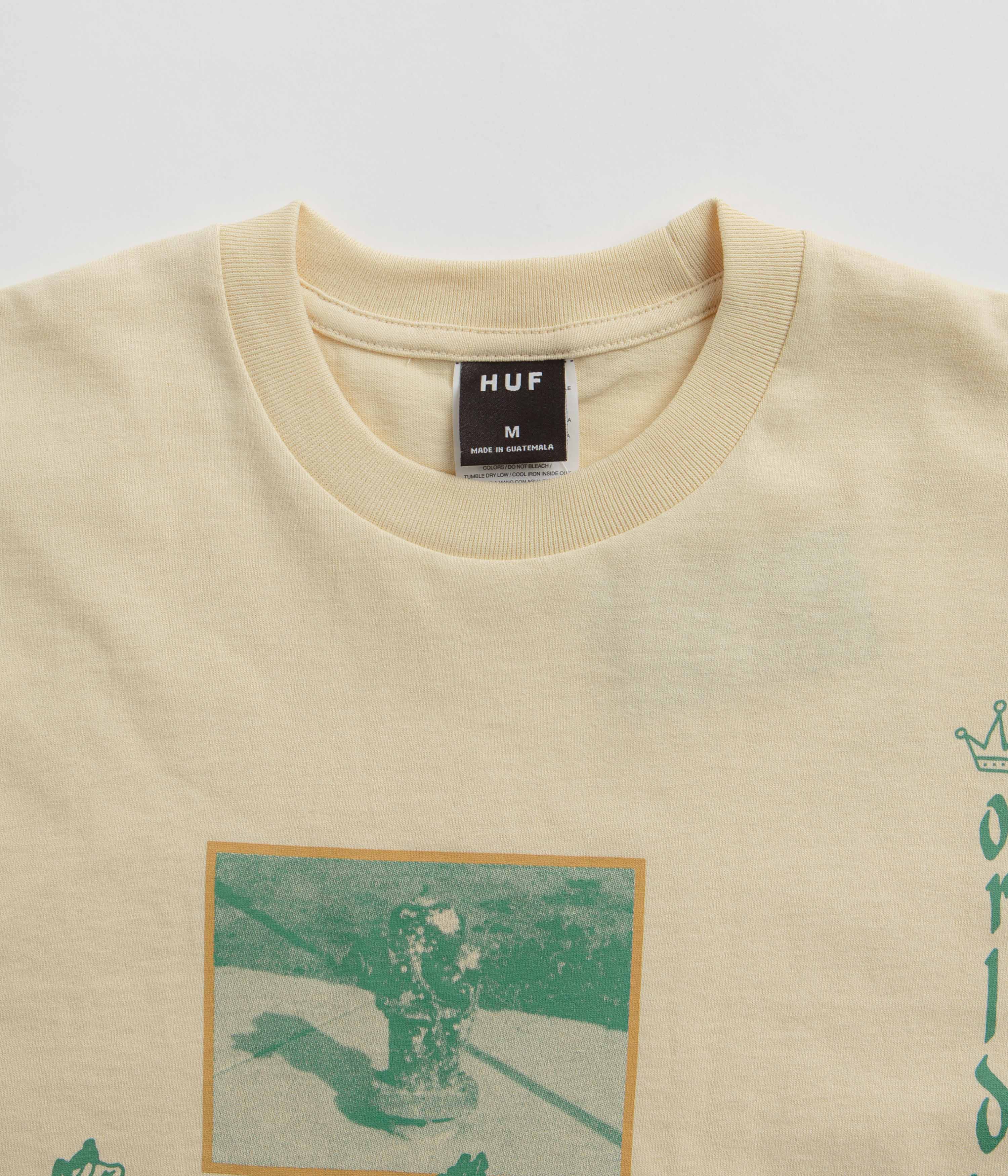 HUF Zine Washed T-Shirt - Wheat - Image 3