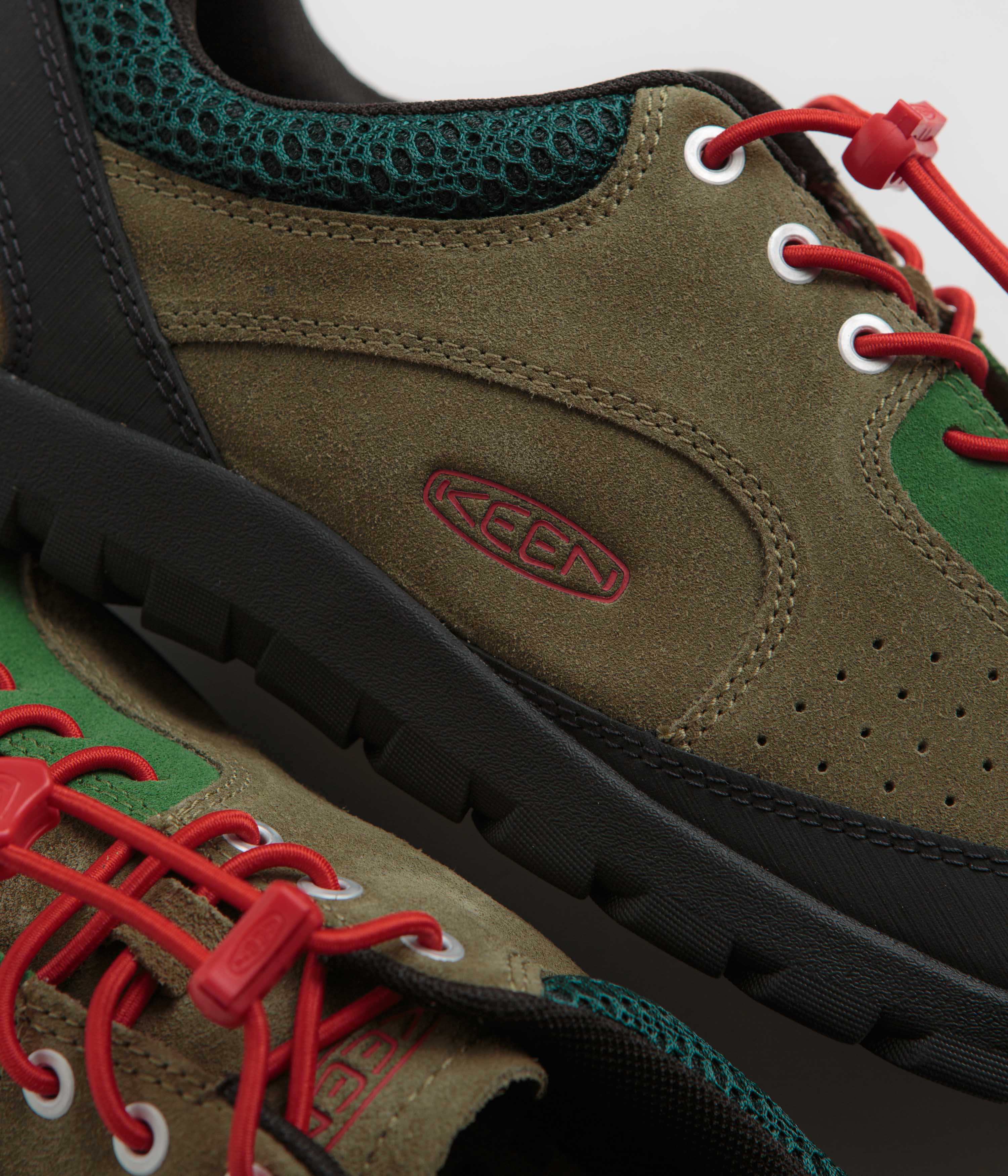 Keen Jasper Rocks Shoes - Dark Olive / Ponderosa Pine - Image 3