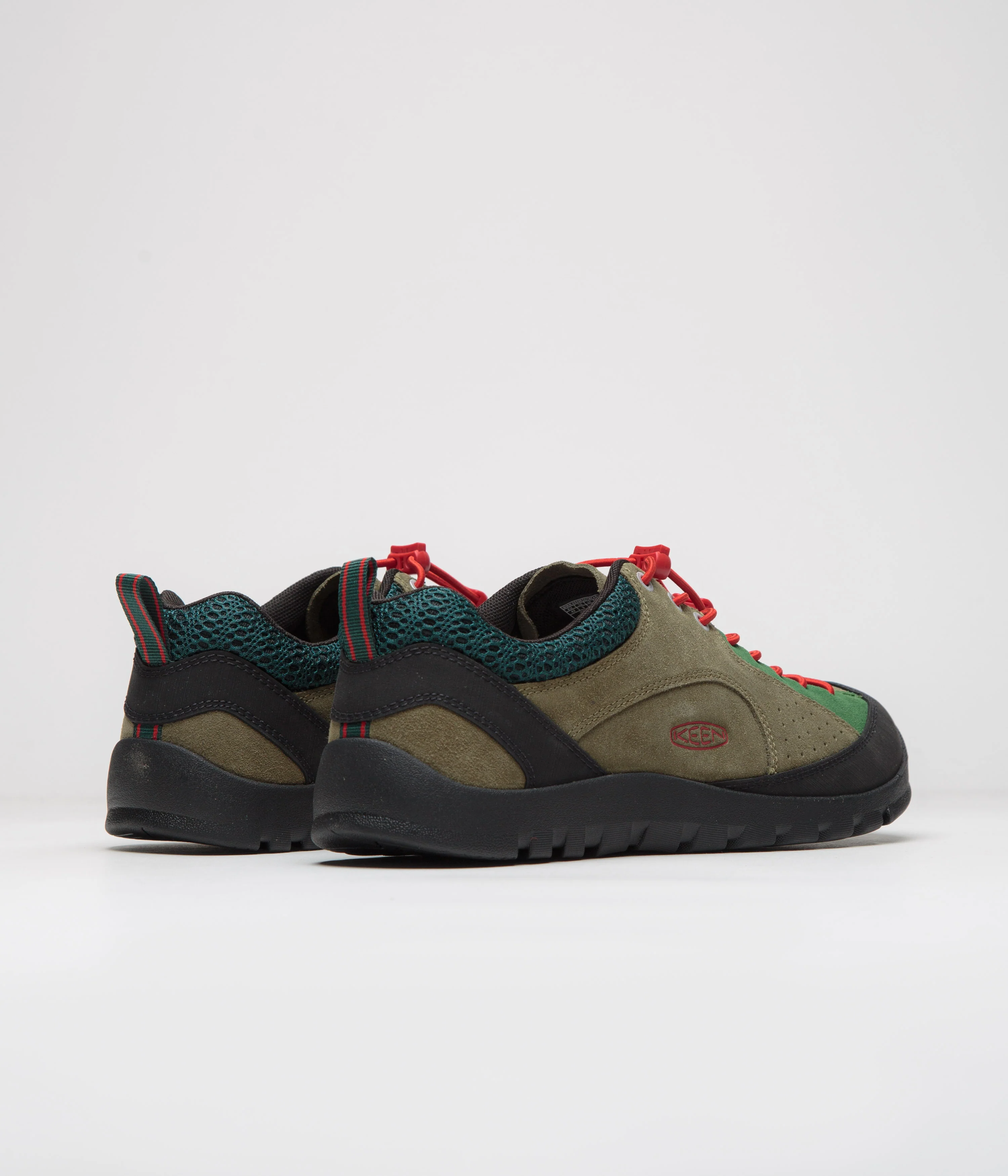 Keen Jasper Rocks Shoes - Dark Olive / Ponderosa Pine - Image 4