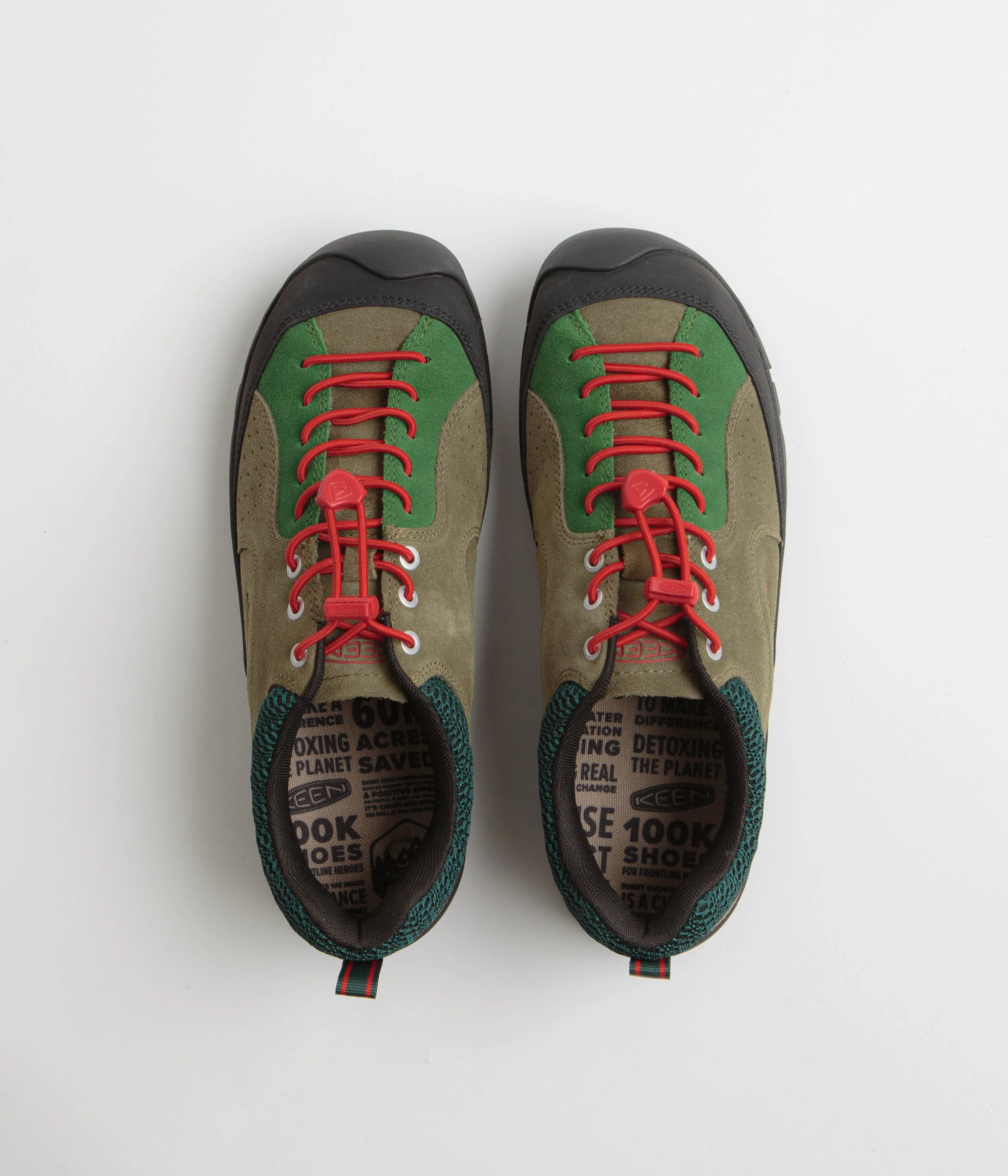 Keen Jasper Rocks Shoes - Dark Olive / Ponderosa Pine - Image 7