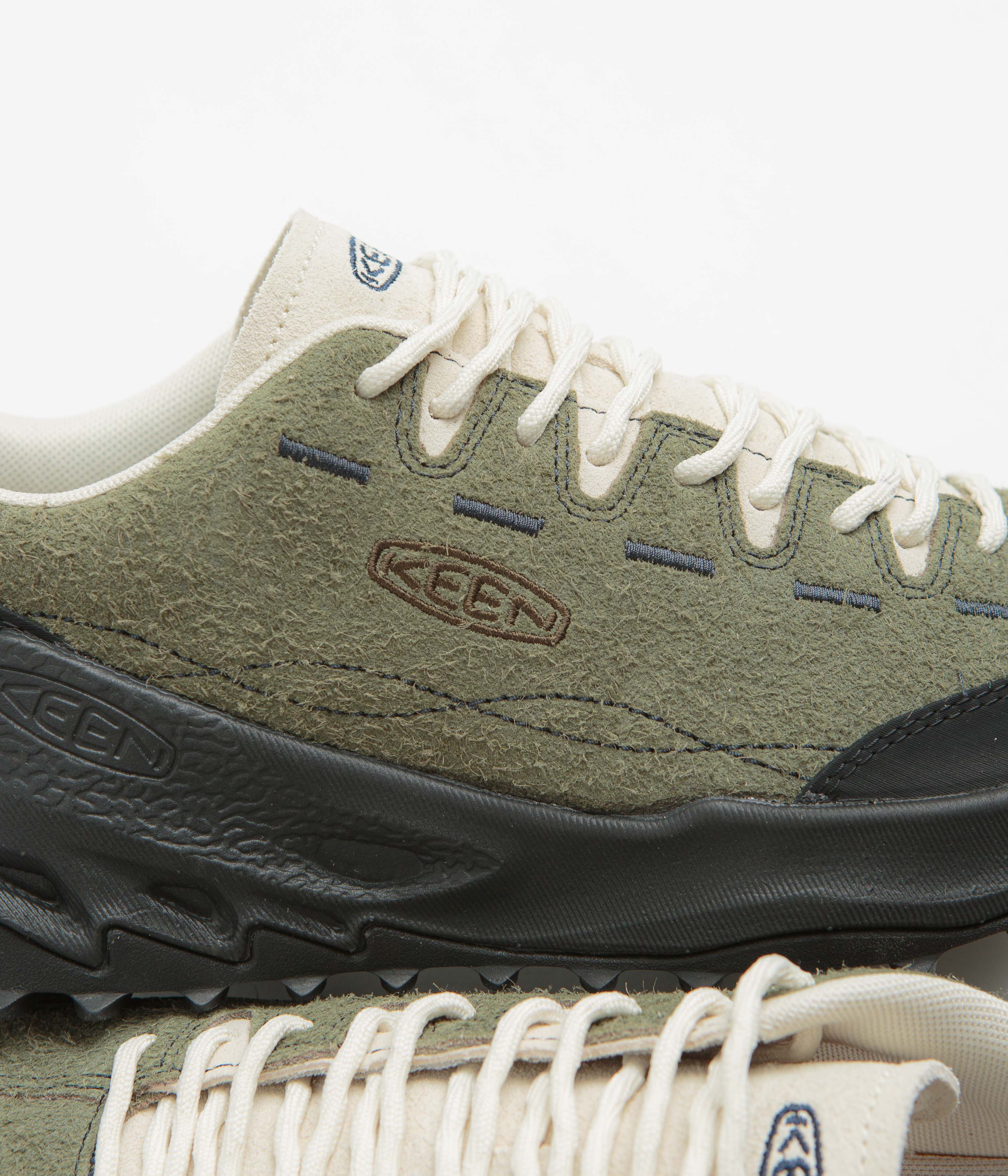 Keen Jasper Zionic Shoes - Dark Olive / Birch - Image 3