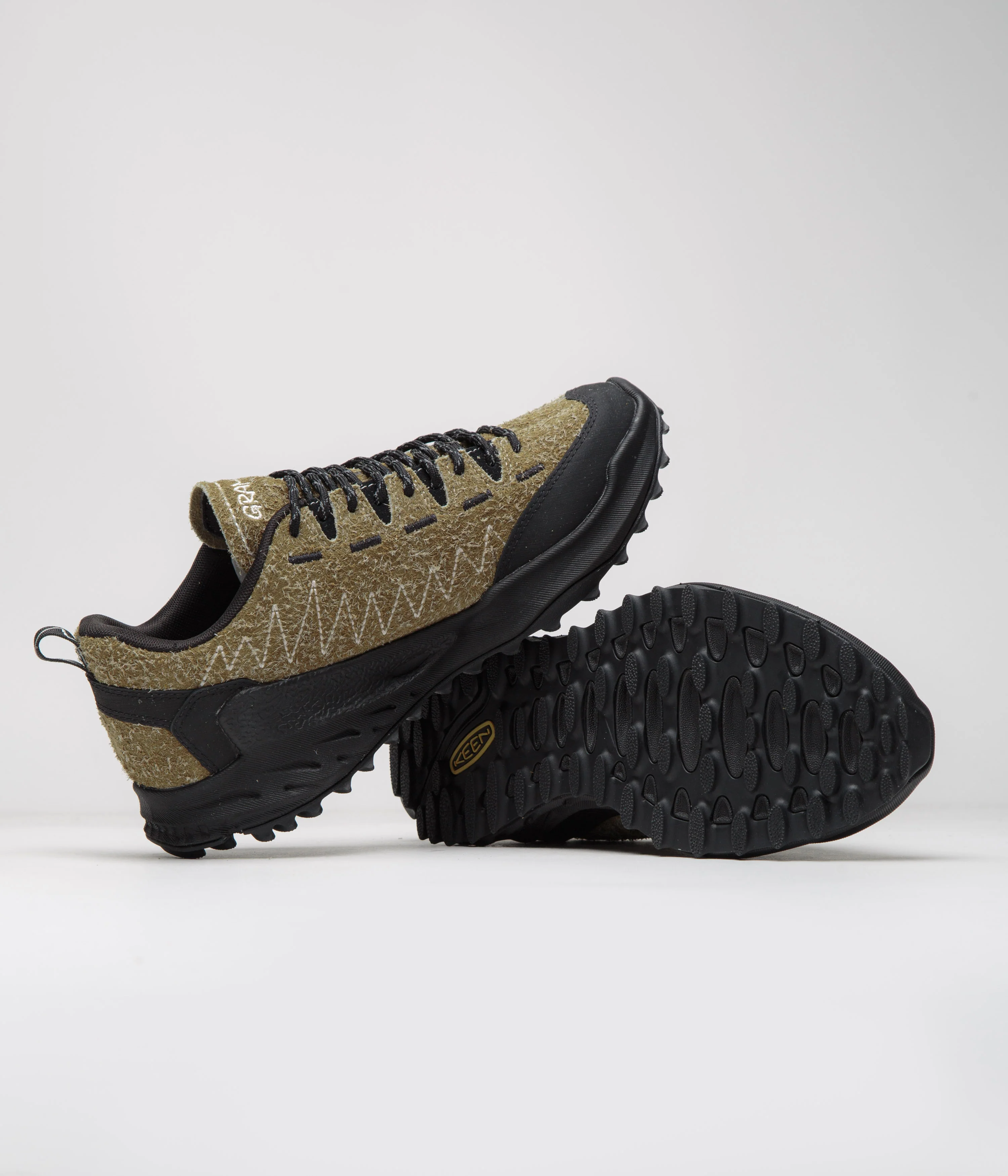 Keen x Gramicci Jasper Zionic Shoes - Gothic Olive / Black - Image 5