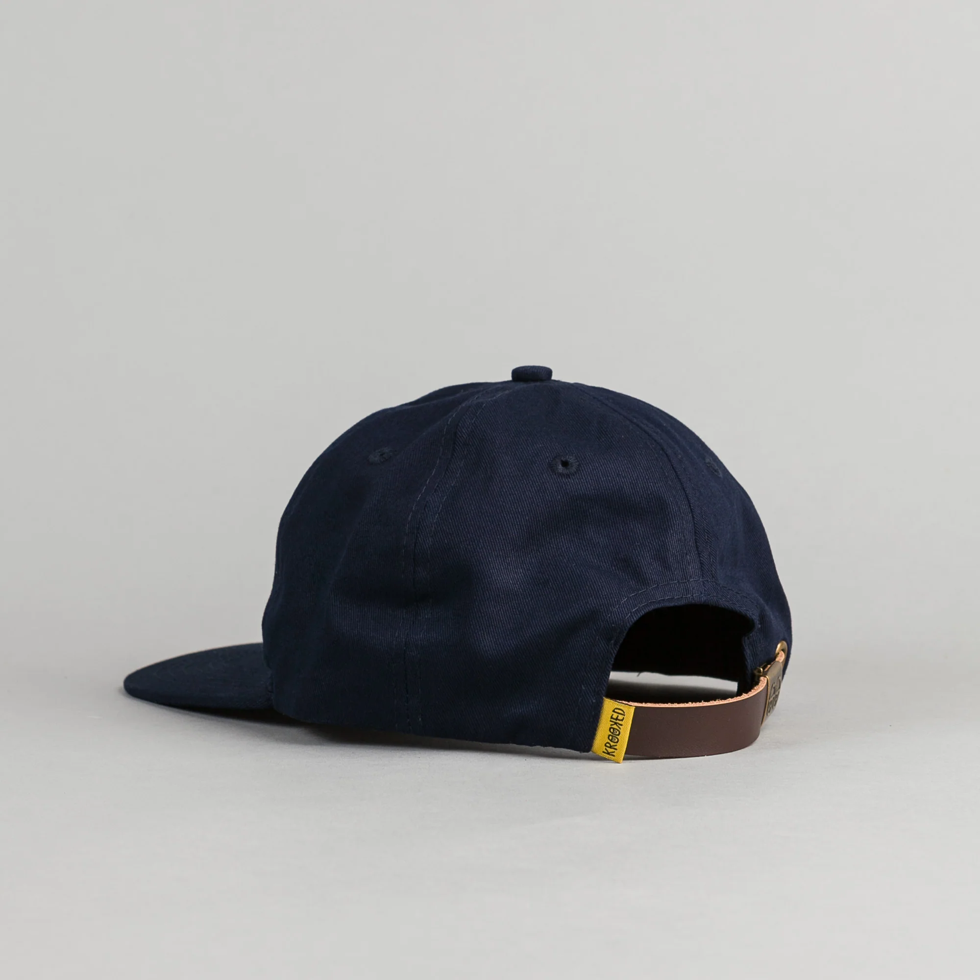 Krooked Kat Embroidered Cap - Navy - Image 3