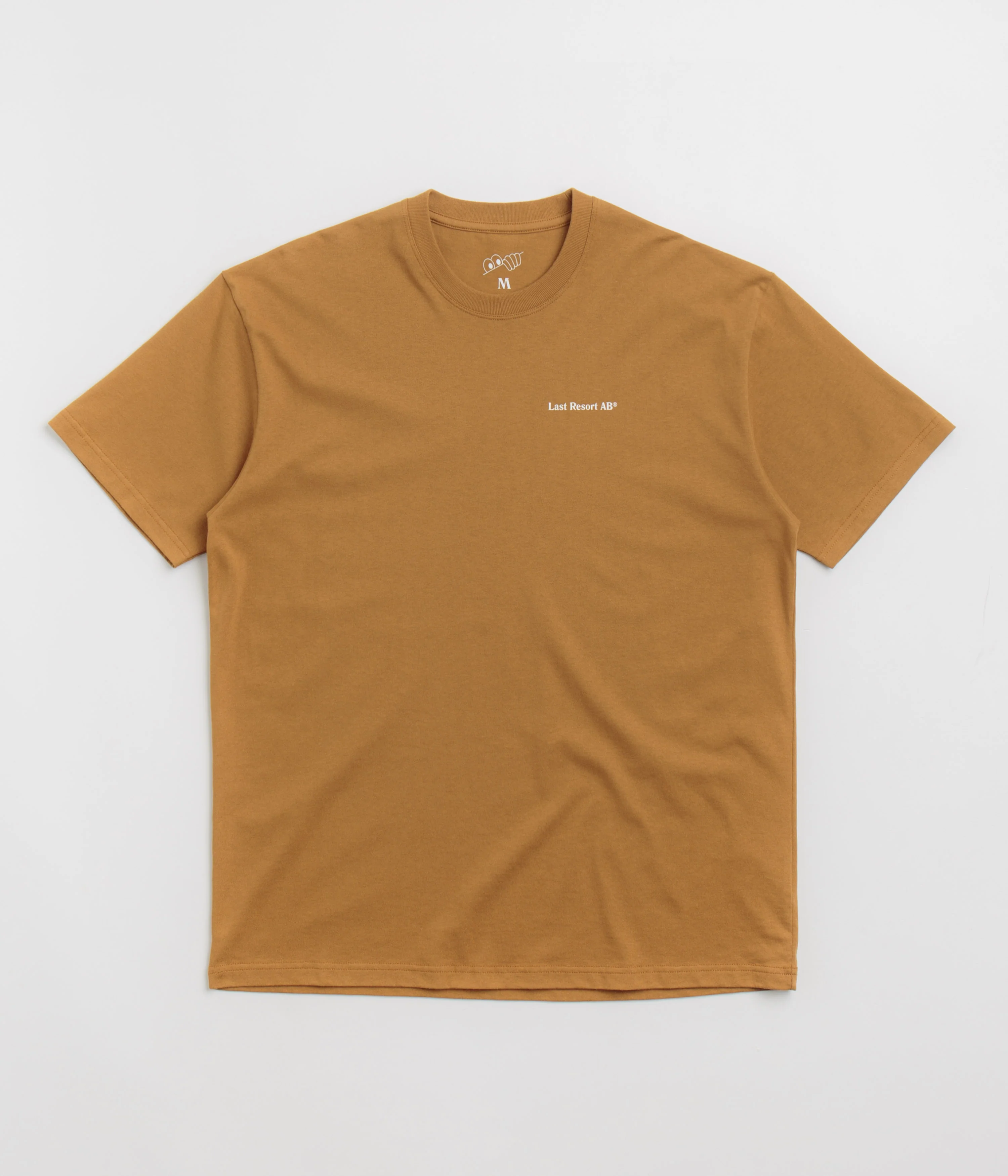 Last Resort AB Atlas Monogram T-Shirt - Golden Brown / White - Image 2