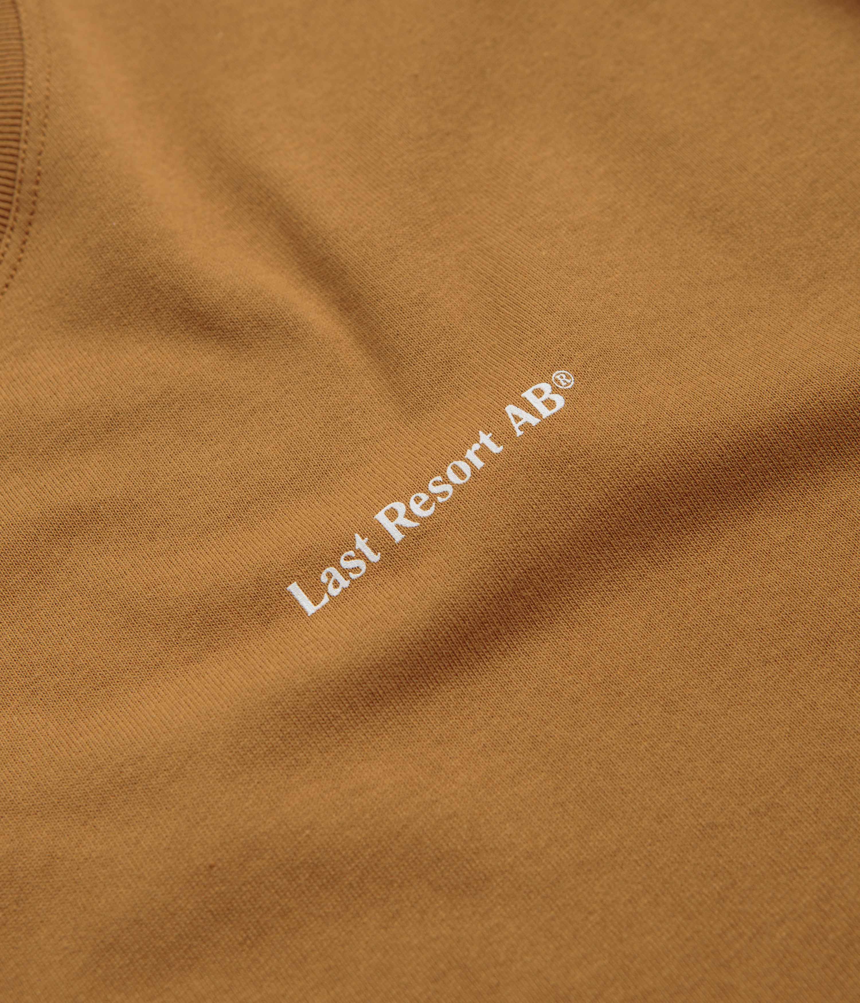 Last Resort AB Atlas Monogram T-Shirt - Golden Brown / White - Image 3