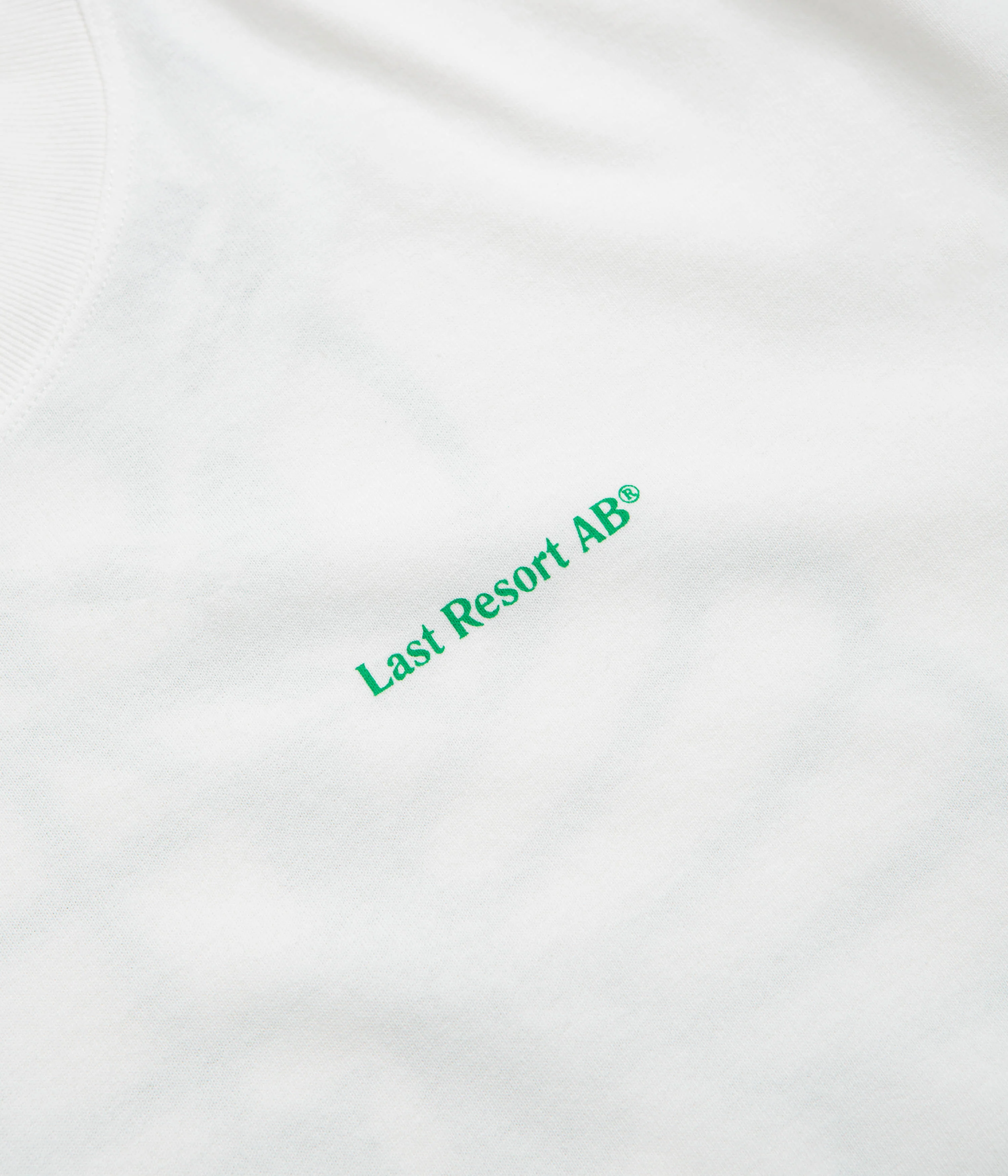 Last Resort AB Atlas Monogram T-Shirt - White / Kelly Green - Image 3