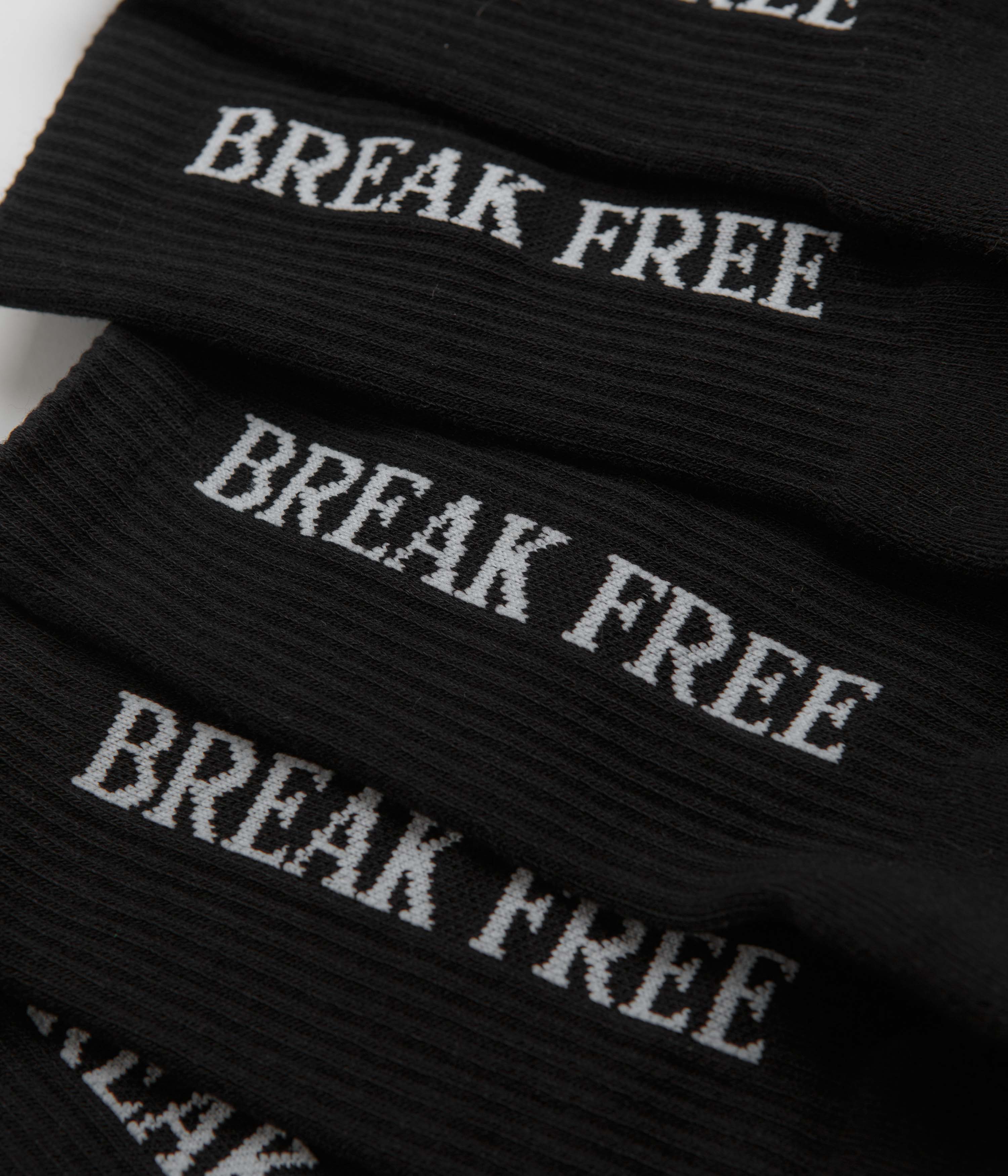 Last Resort AB Break Free Socks (3 Pack) - Black / White - Image 2