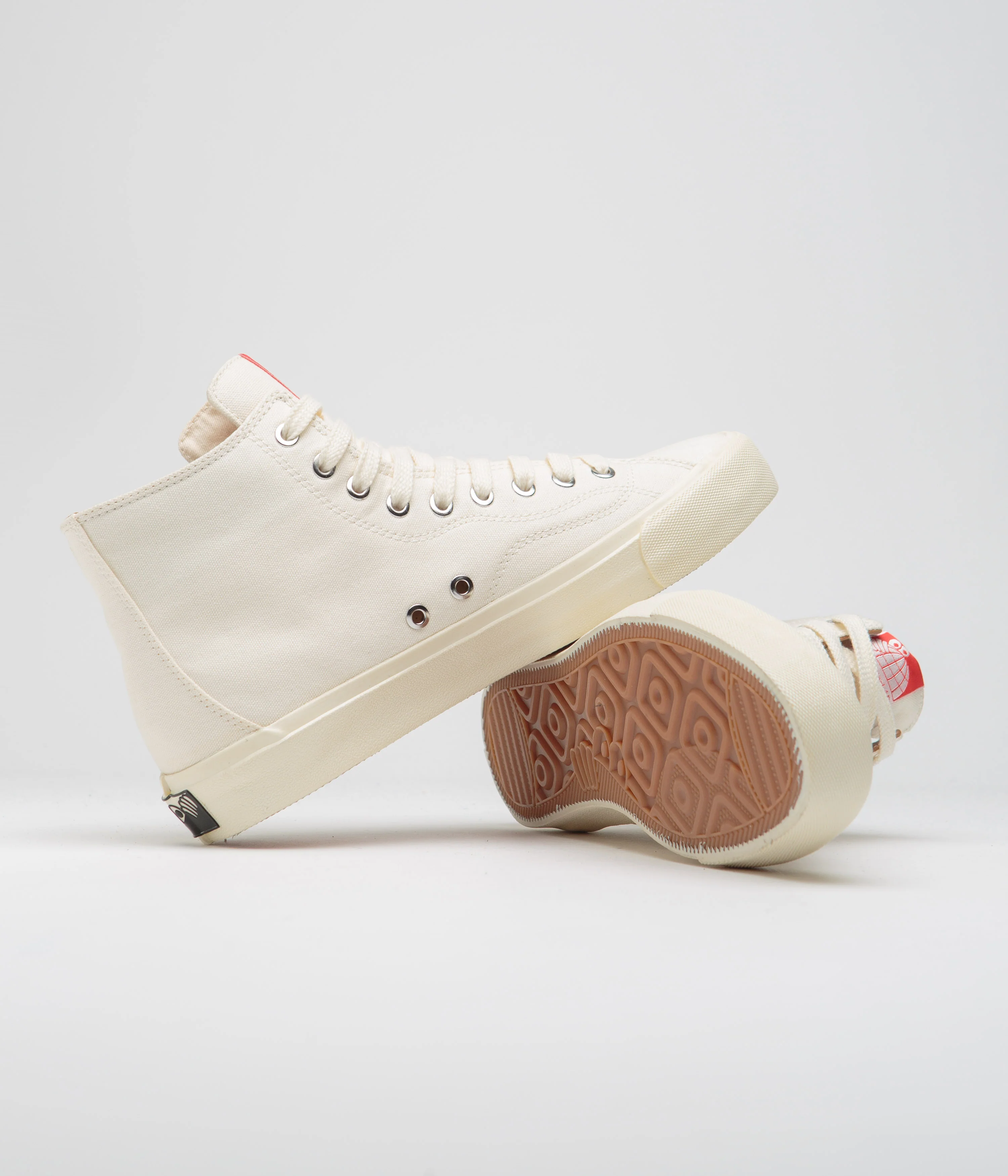Last Resort AB VM003 Canvas Hi Shoes - White / White - Image 4