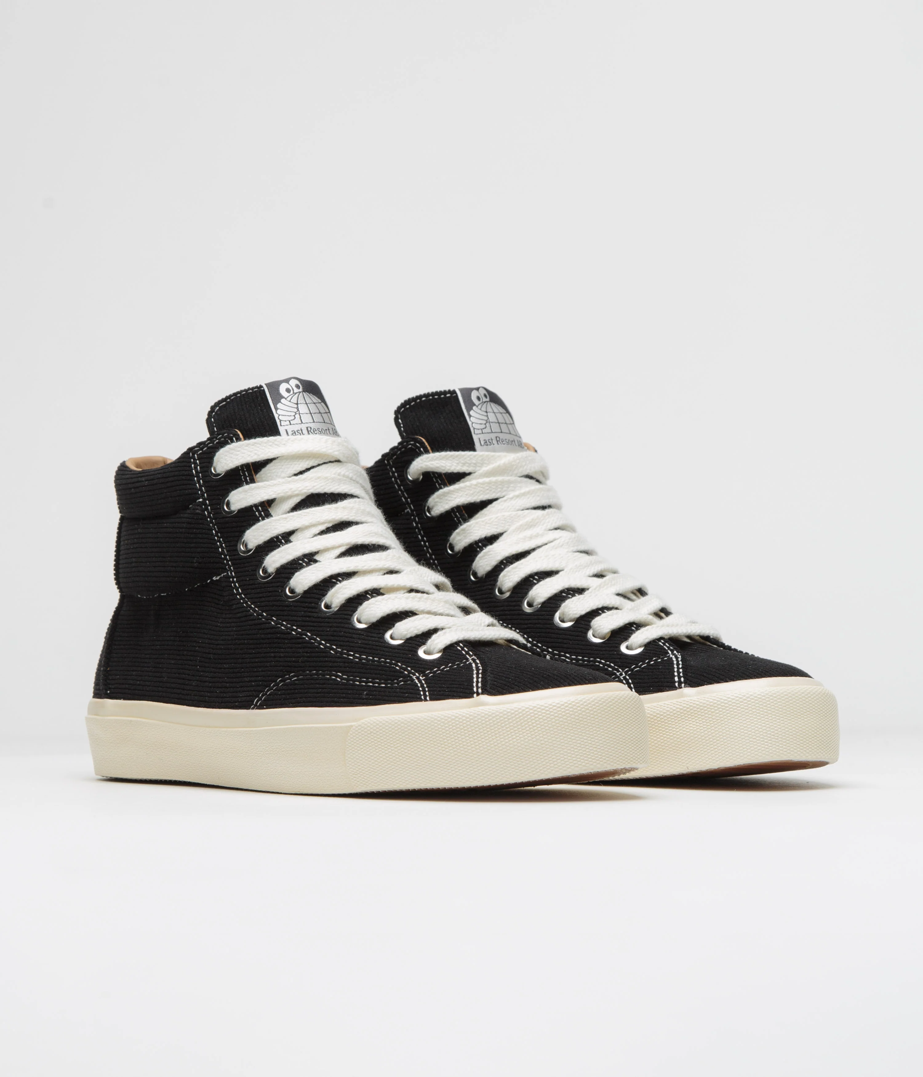 Last Resort AB VM003 Hi Cord Shoes - Black / White - Image 2