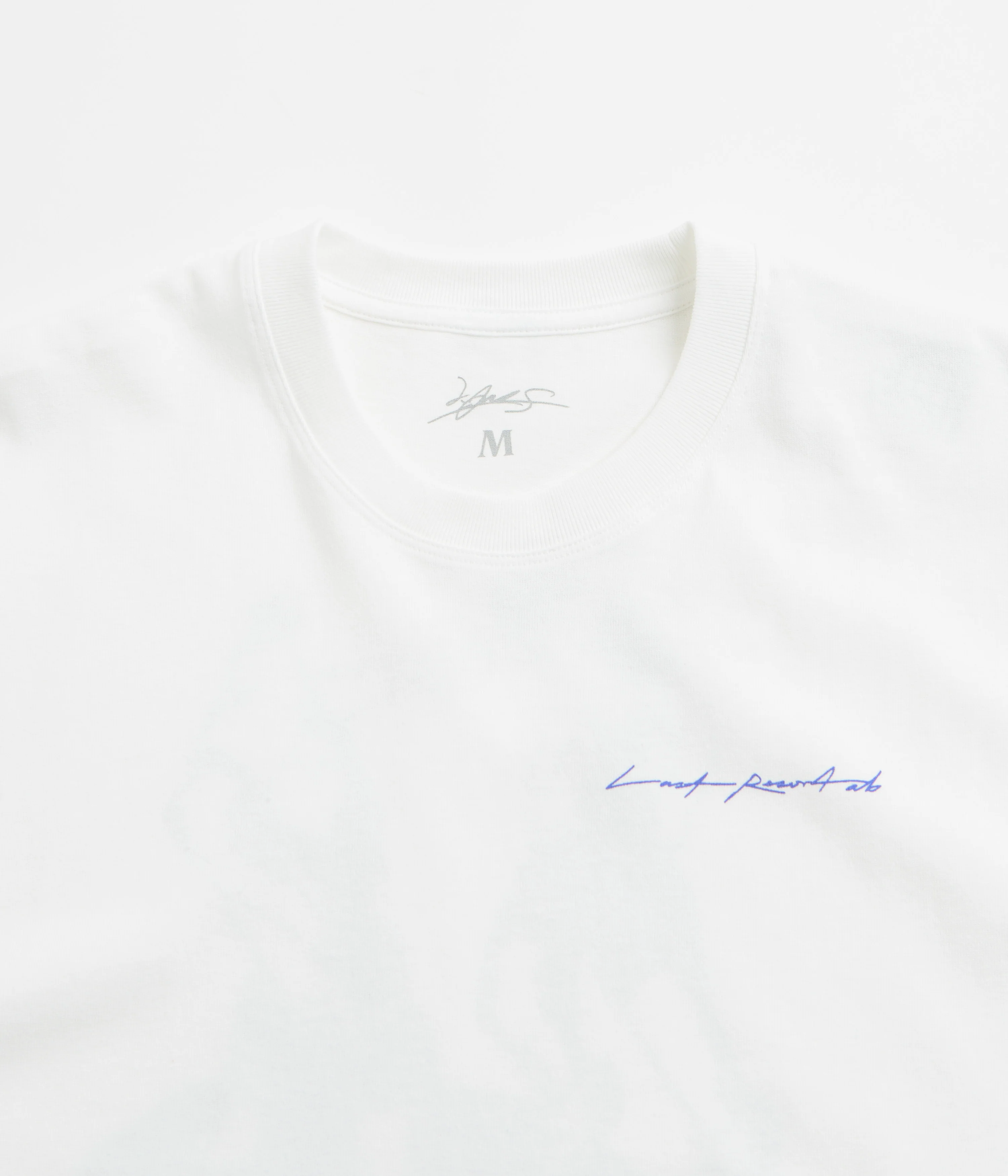 Last Resort AB x Julian Smith Boxers T-Shirt - White / Dirty Blue - Image 3