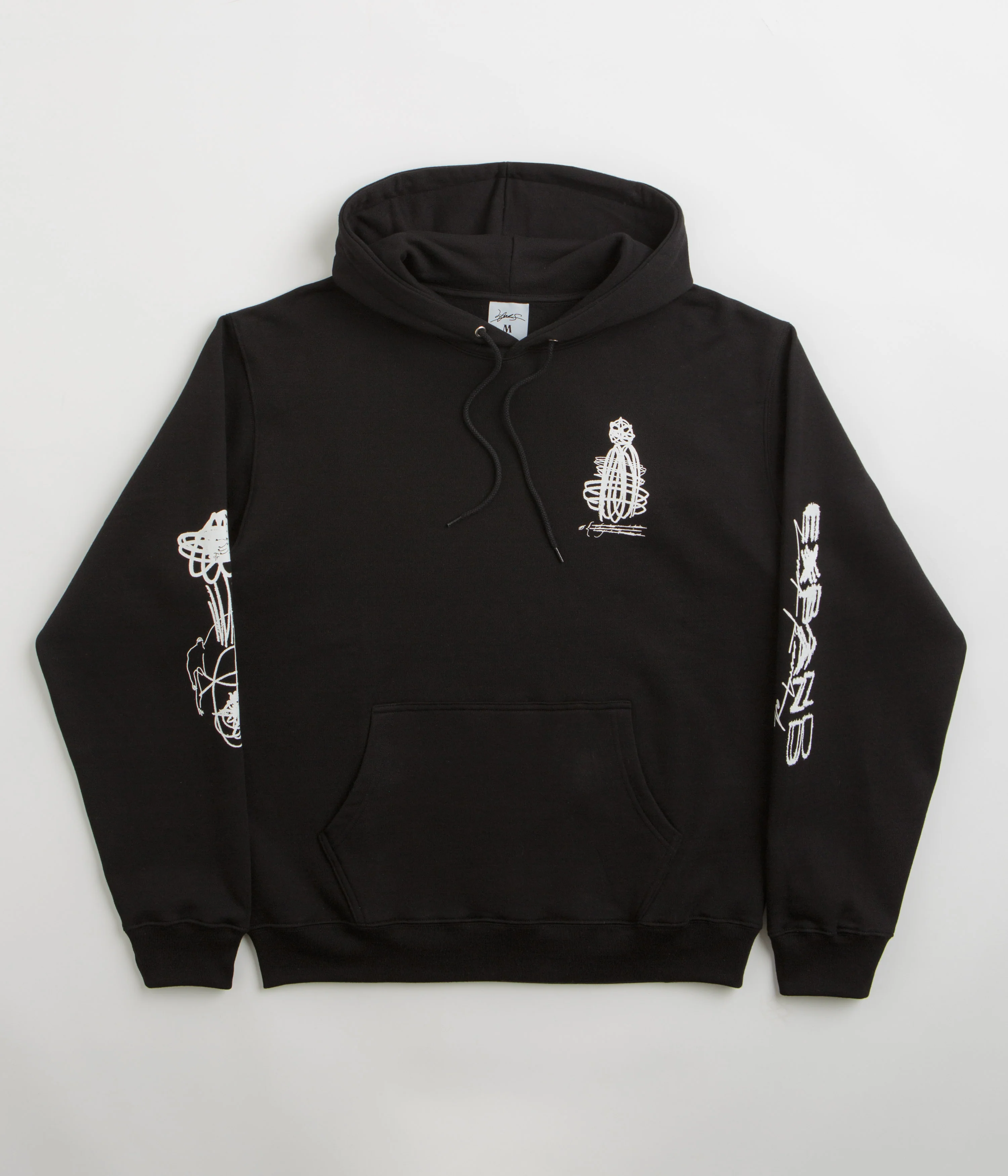 Last Resort AB x Julian Smith Expando Hoodie - Black / White - Image 2