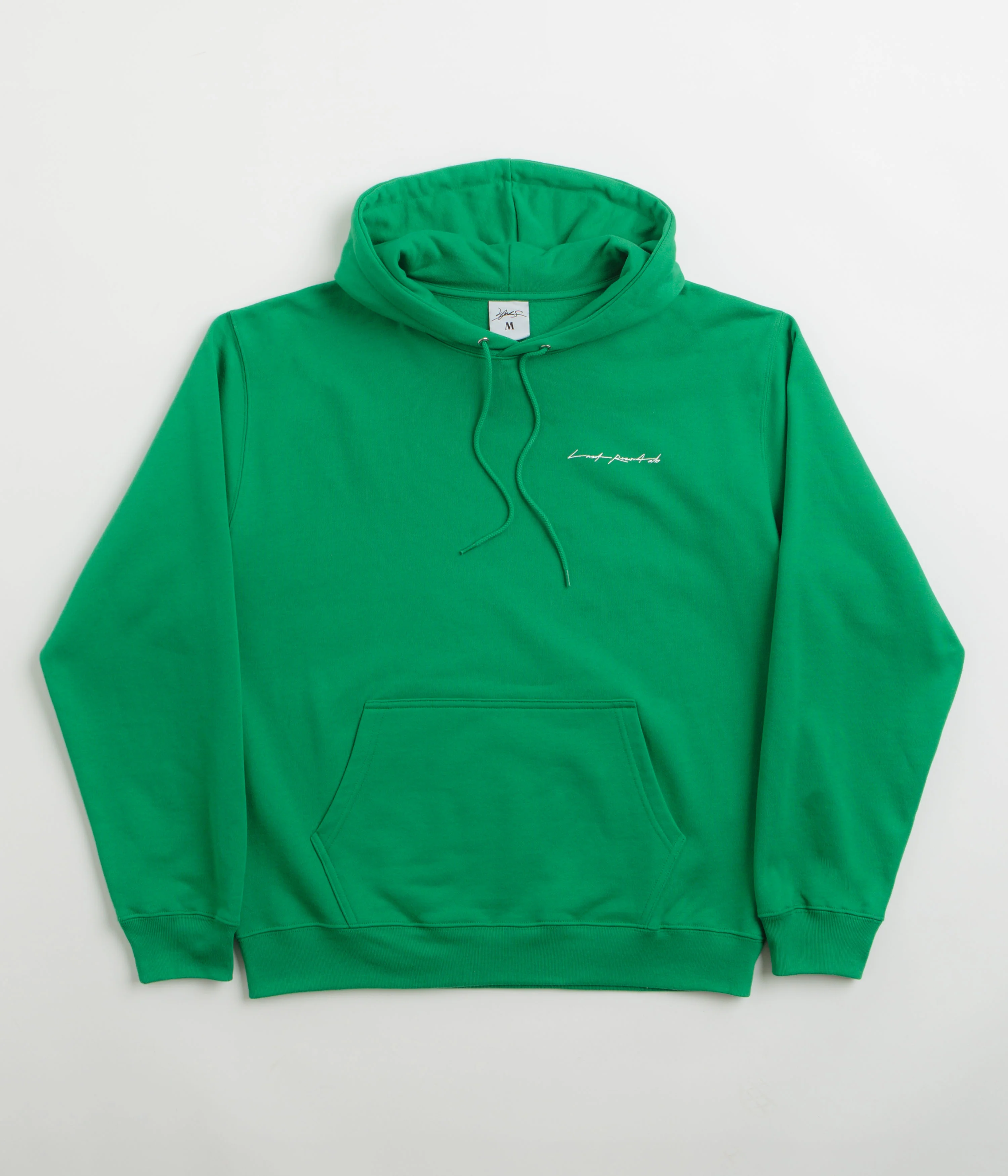 Last Resort AB x Julian Smith Heads Hoodie - Kelly Green / White - Image 2