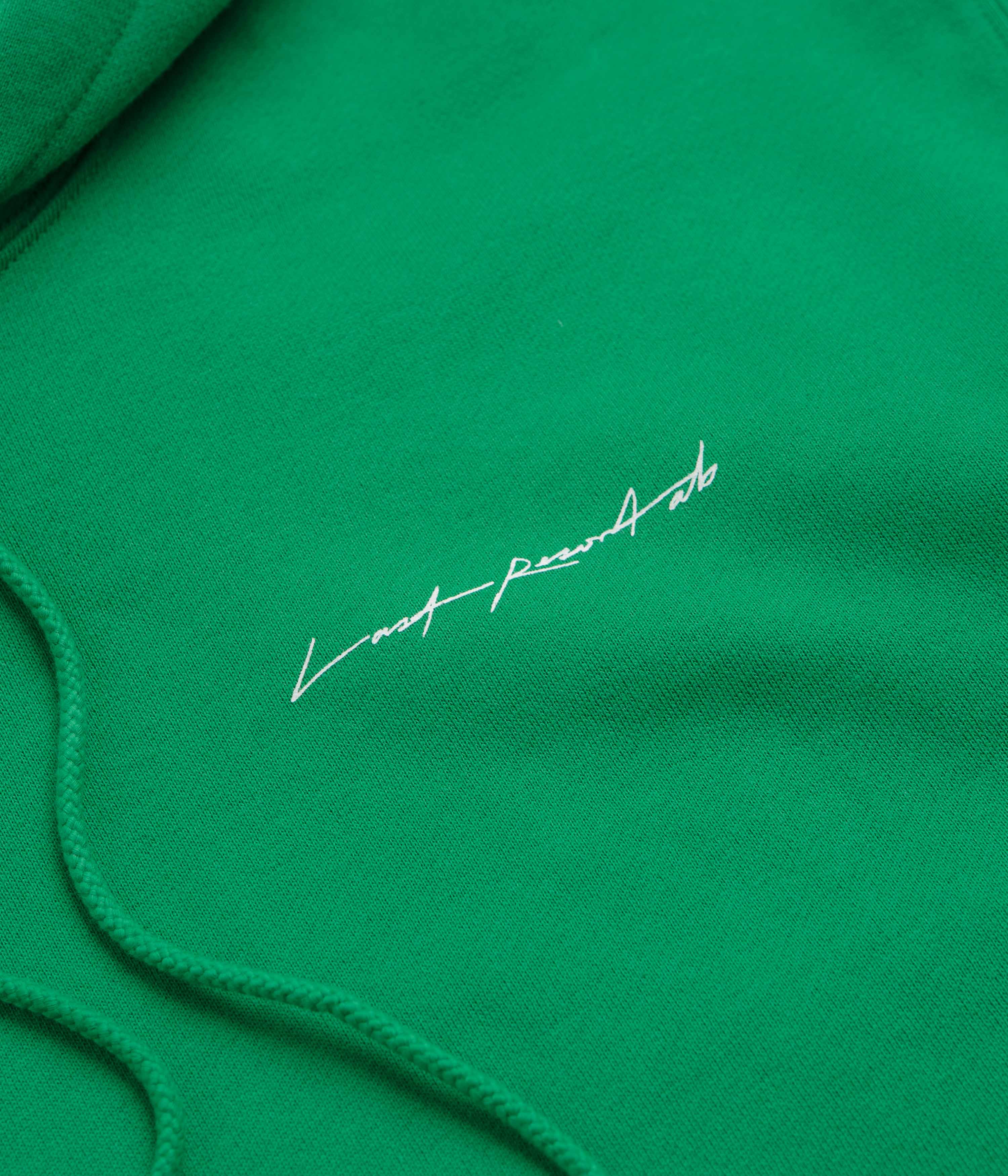Last Resort AB x Julian Smith Heads Hoodie - Kelly Green / White - Image 4