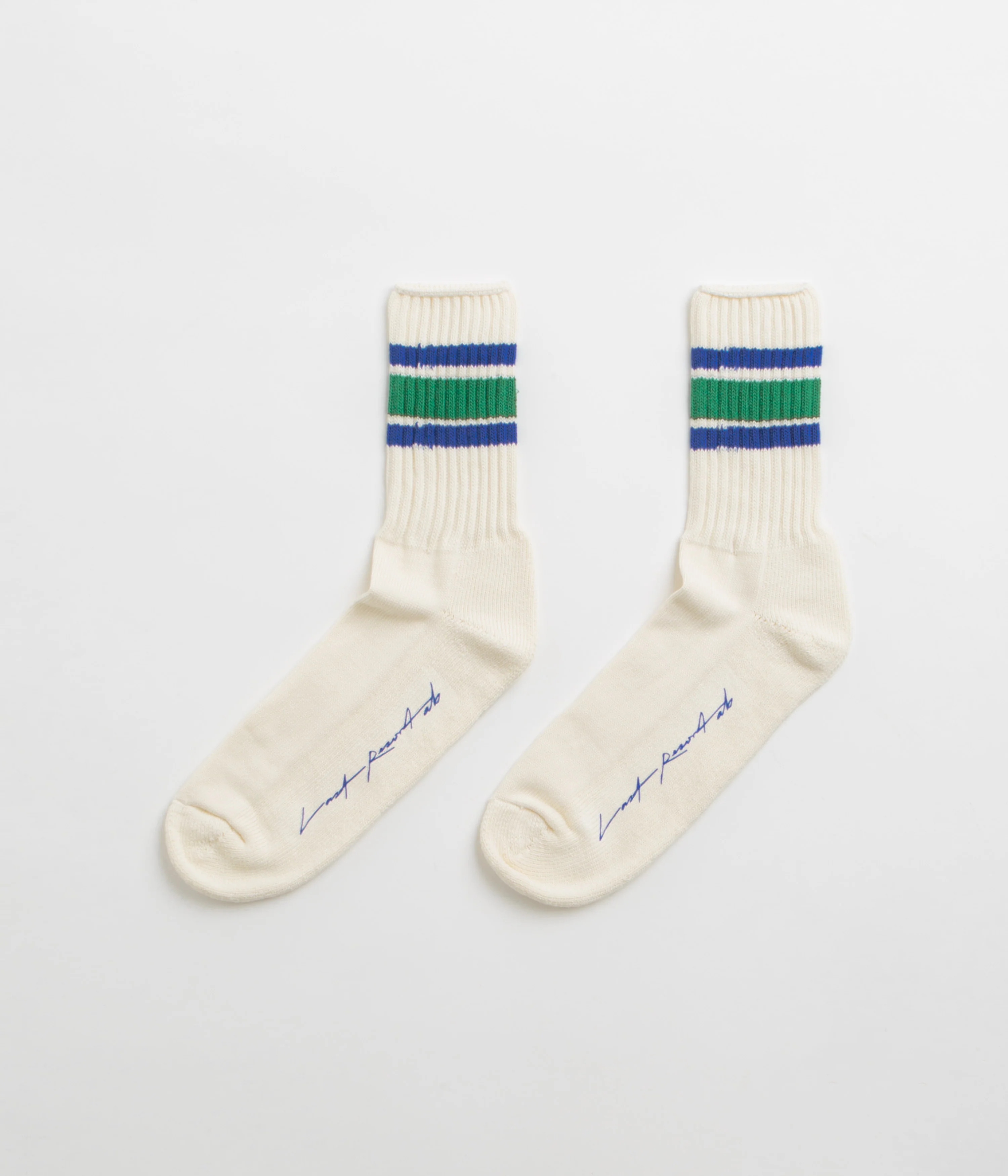 Last Resort AB x Julian Smith Retro Socks - Kelly Green - Image 3