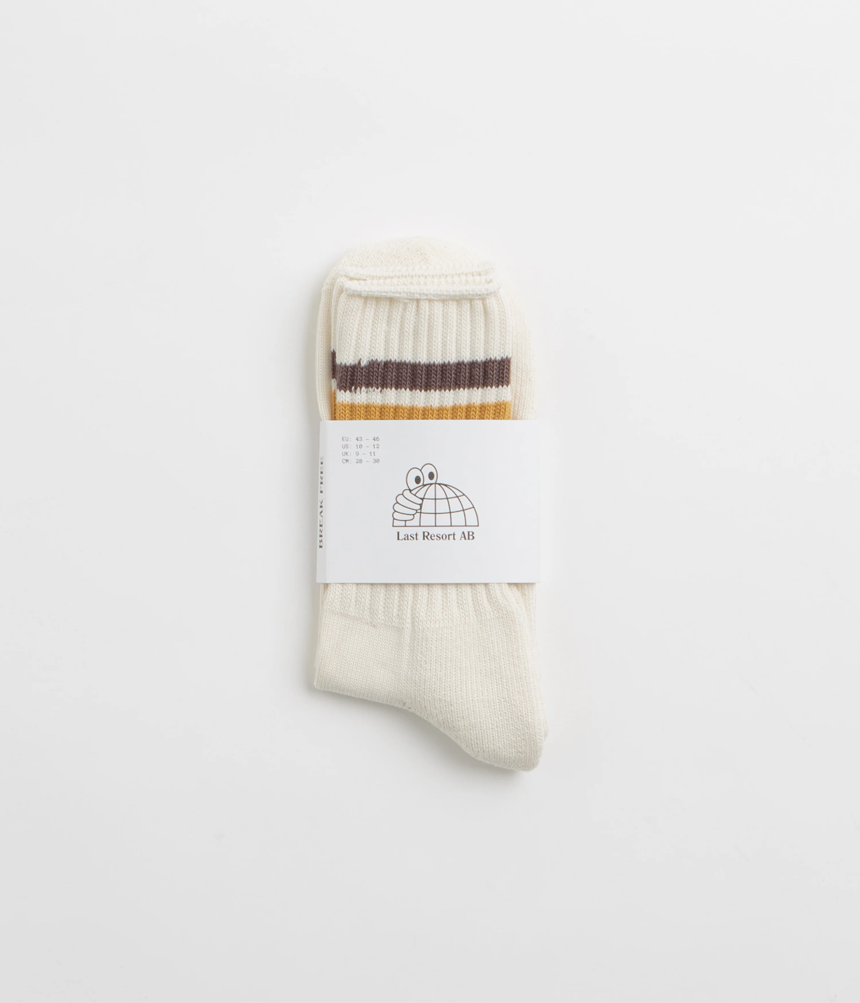 Last Resort AB x Julian Smith Retro Socks - Yellow