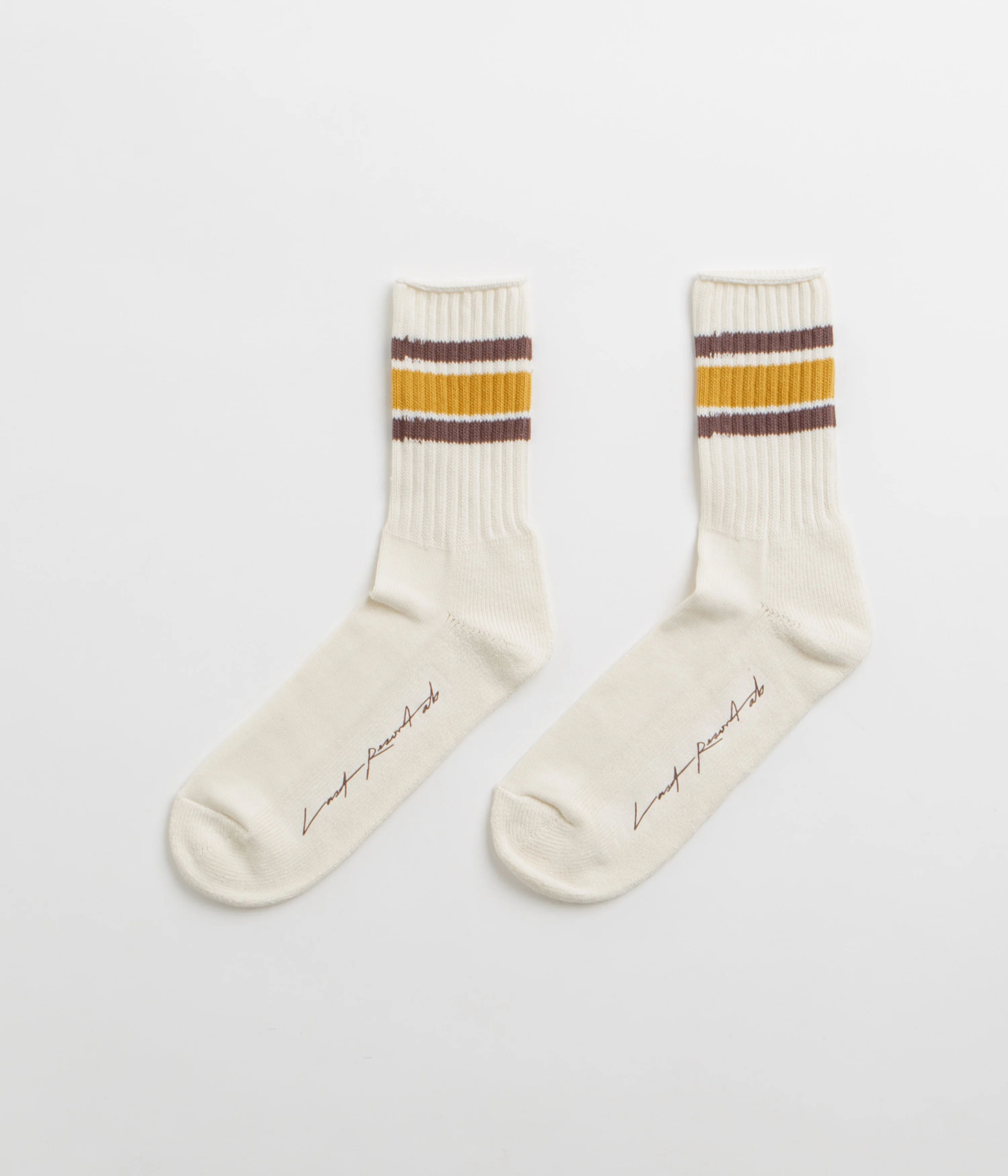 Last Resort AB x Julian Smith Retro Socks - Yellow - Image 3