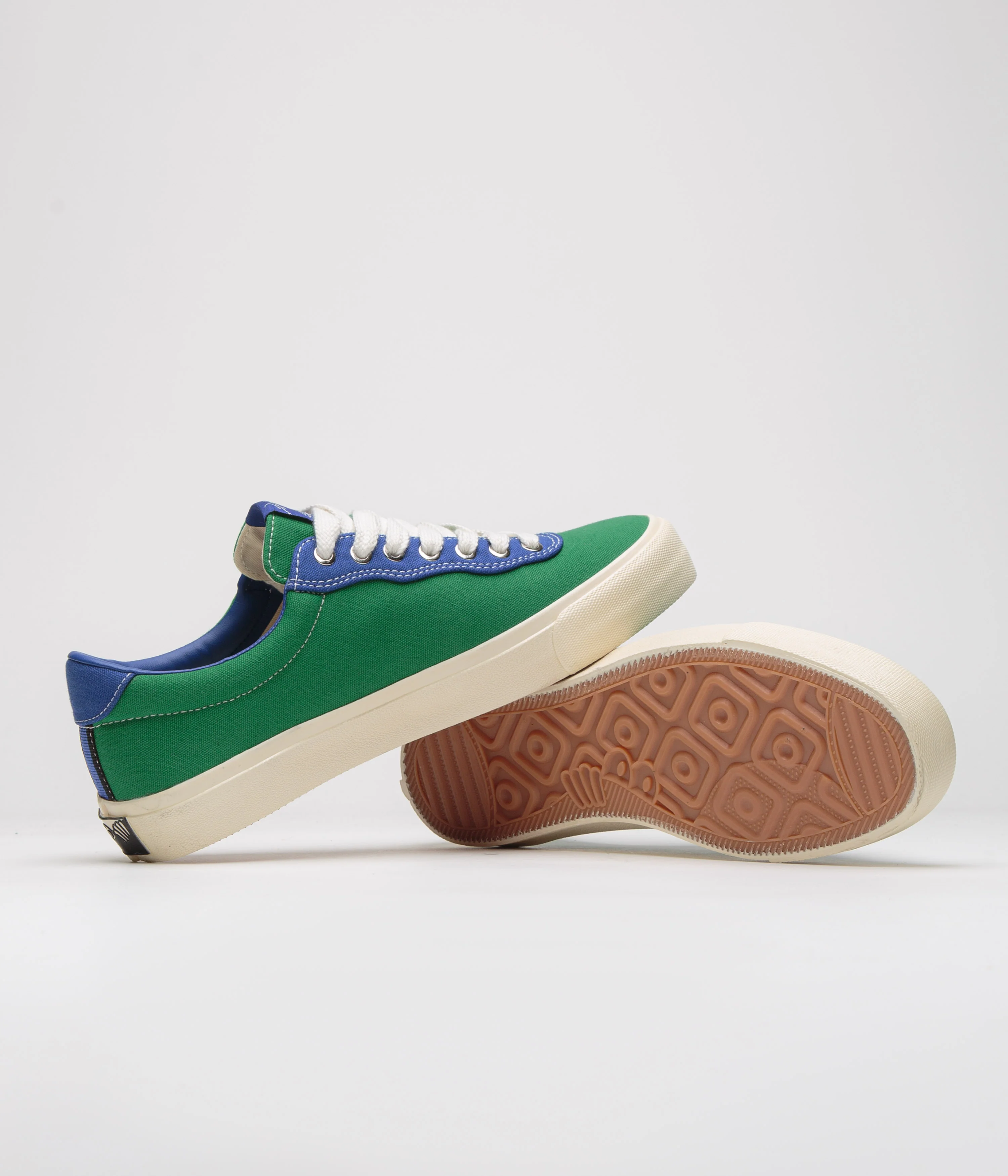 Last Resort AB x Julian Smith VM001 Canvas Shoes - Kelly Green / Klein Blue - Image 5