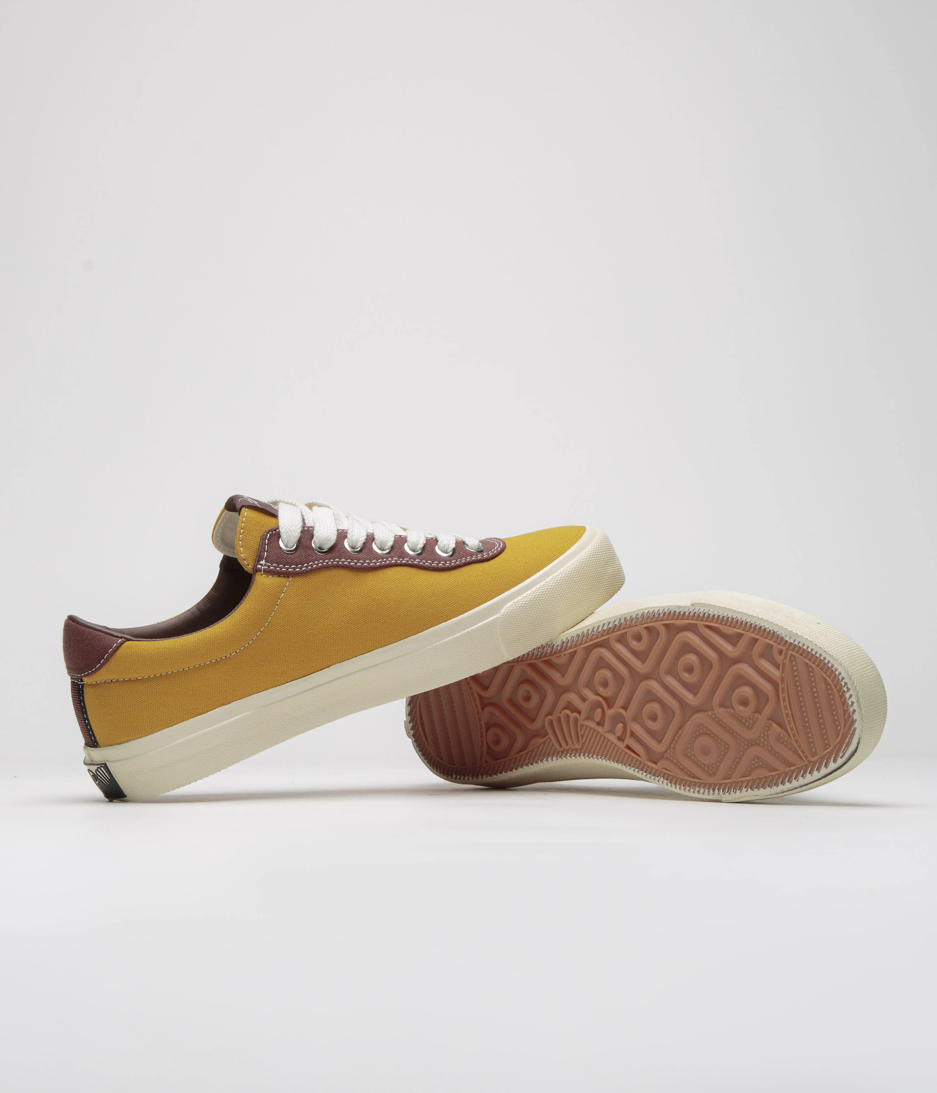 Last Resort AB x Julian Smith VM001 Canvas Shoes - Yellow / Brown - Image 5