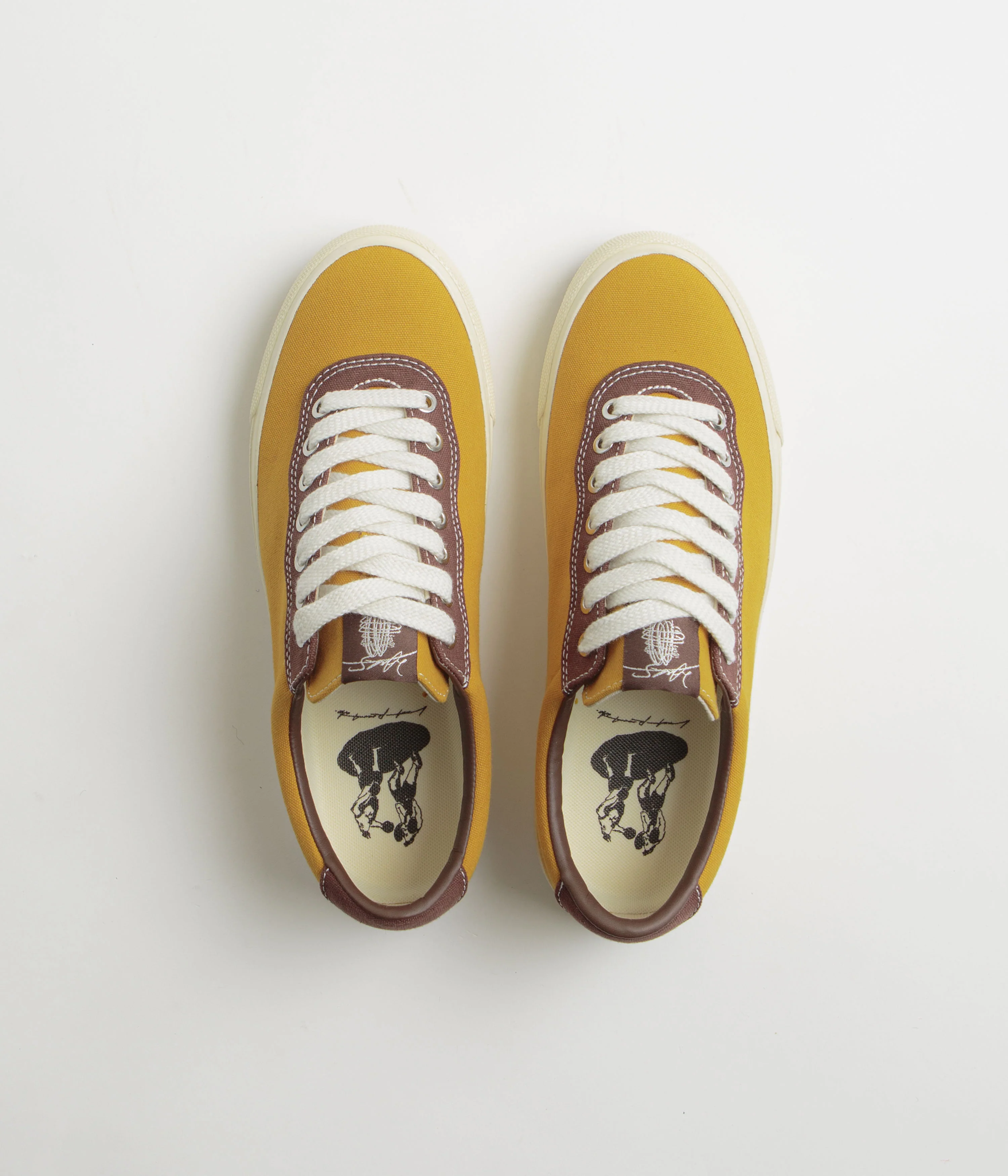 Last Resort AB x Julian Smith VM001 Canvas Shoes - Yellow / Brown - Image 7