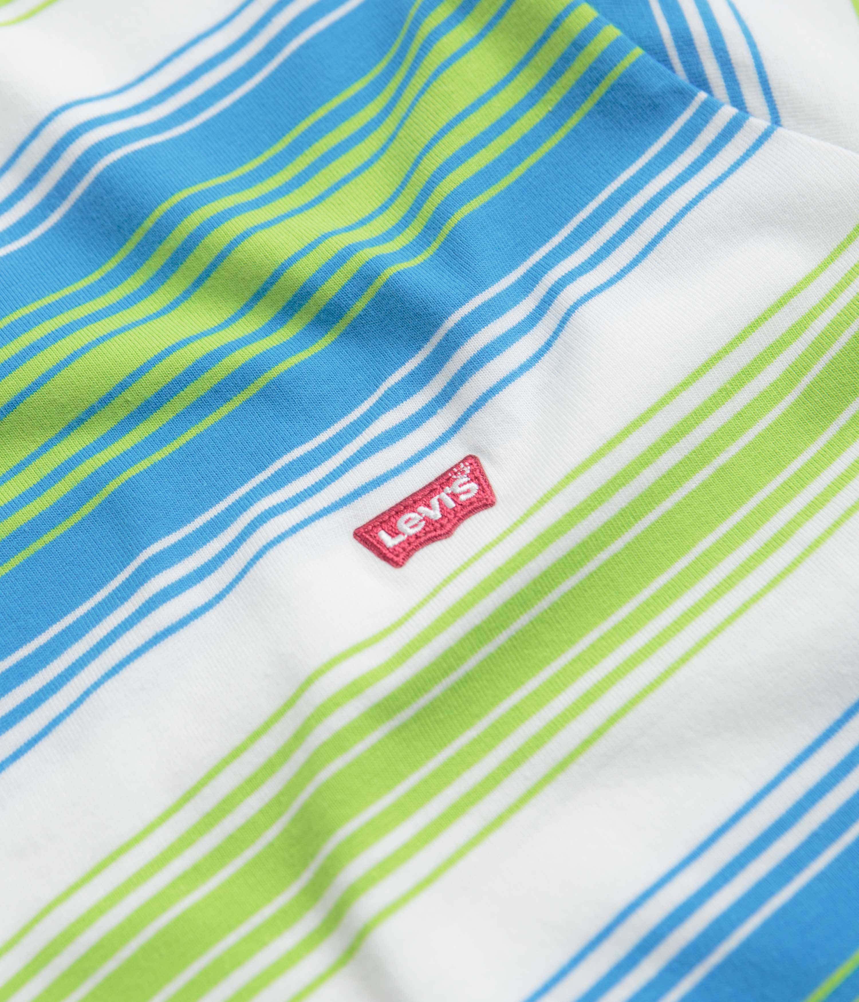 Levi's® Red Tab™ Original Housemark T-Shirt - White / Blue / Green - Image 2