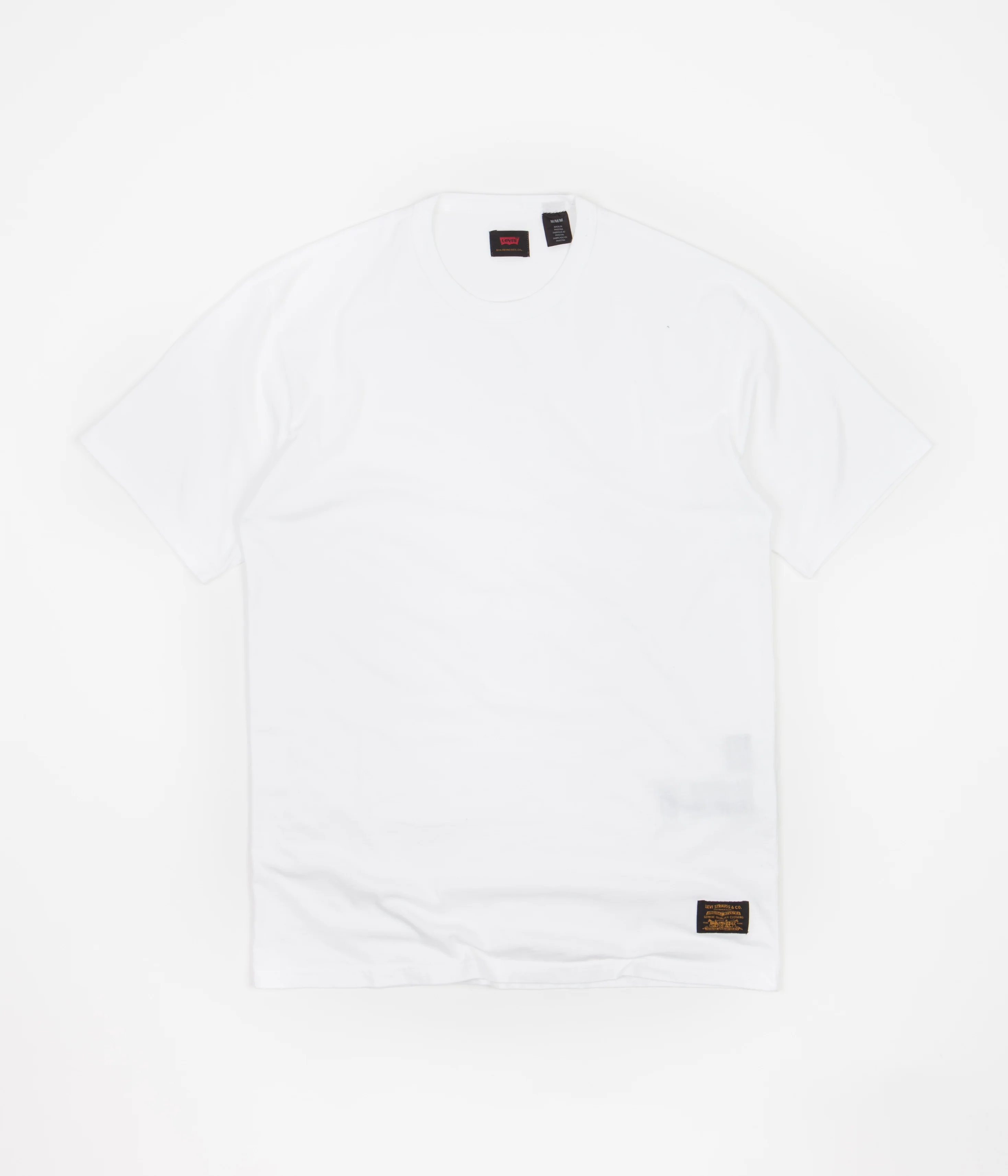 Levi's® Skate 2 Pack T-Shirt - White / Jet Black - Image 2