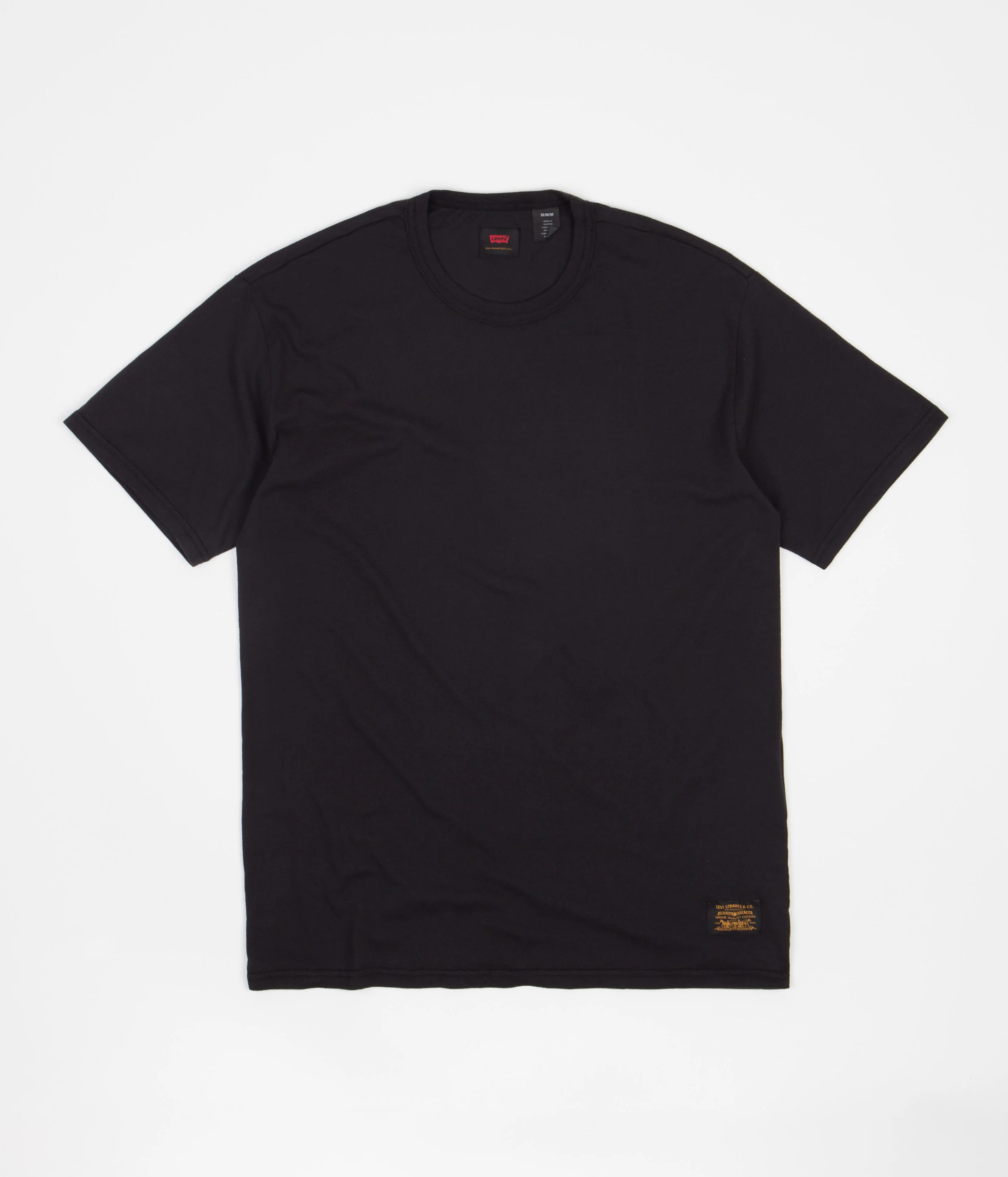 Levi's® Skate 2 Pack T-Shirt - White / Jet Black - Image 3