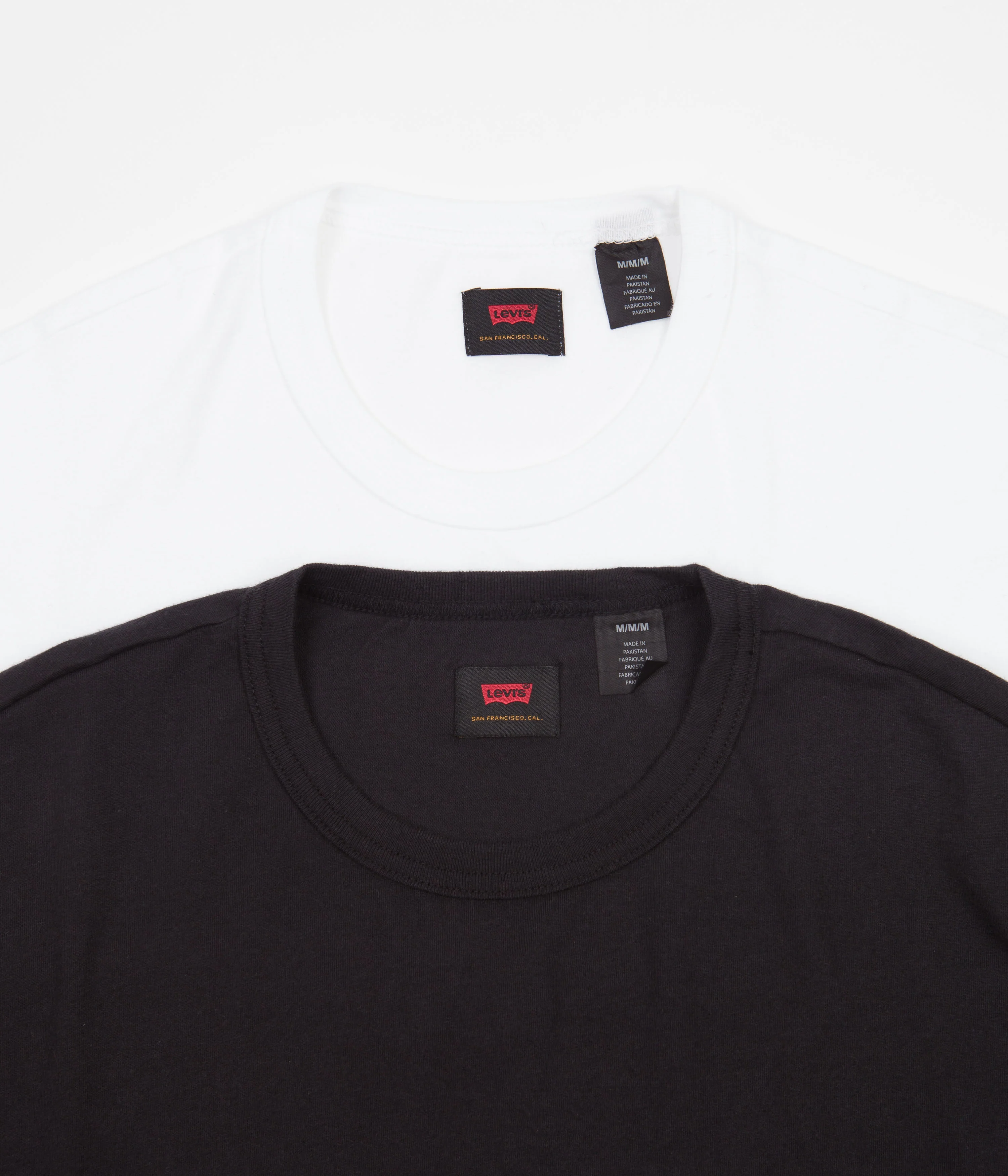 Levi's® Skate 2 Pack T-Shirt - White / Jet Black - Image 5