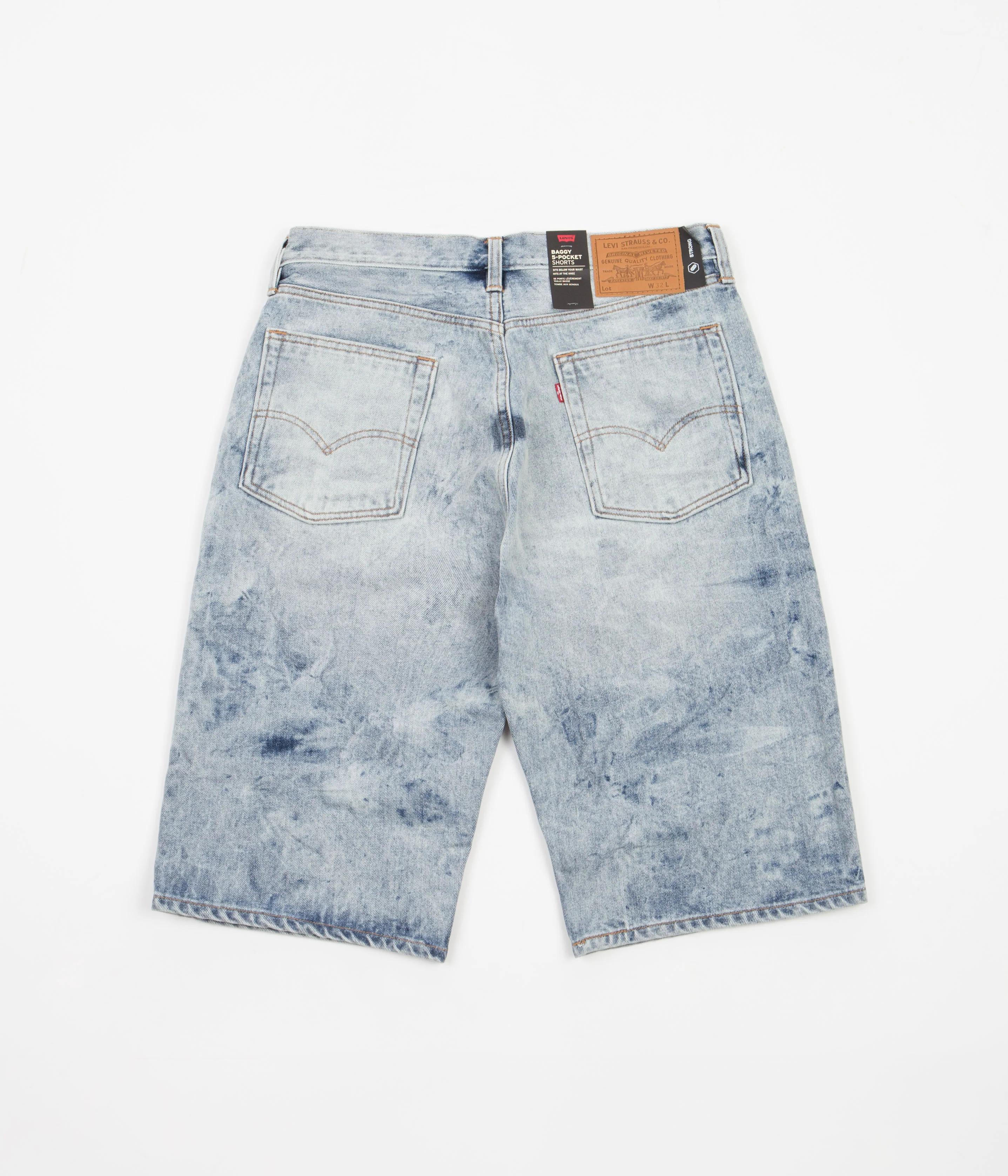 Levi's® Skate Baggy 5 Pocket Denim Shorts - DNA - Image 3