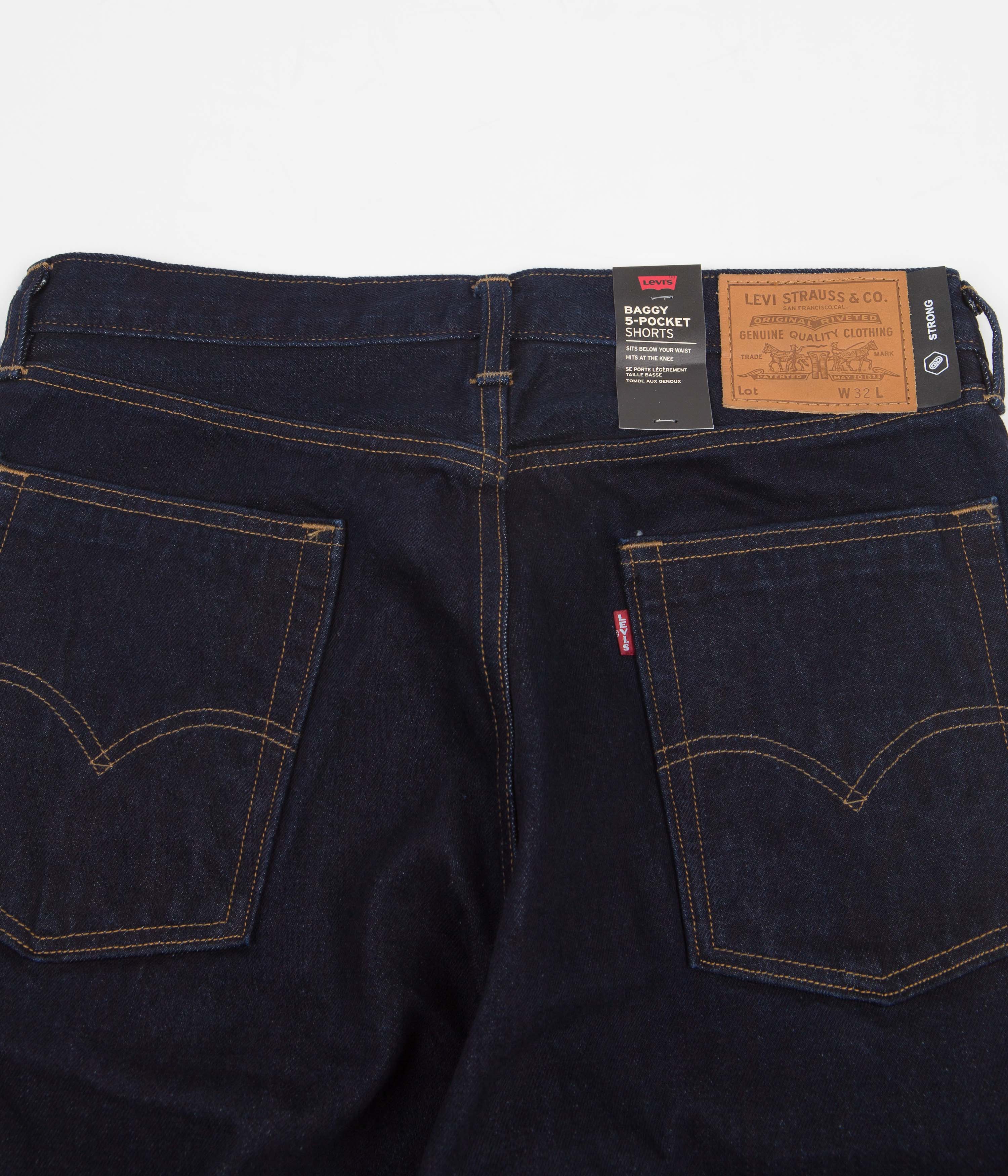 Levi's® Skate Baggy 5 Pocket Denim Shorts - Double Helix - Image 6