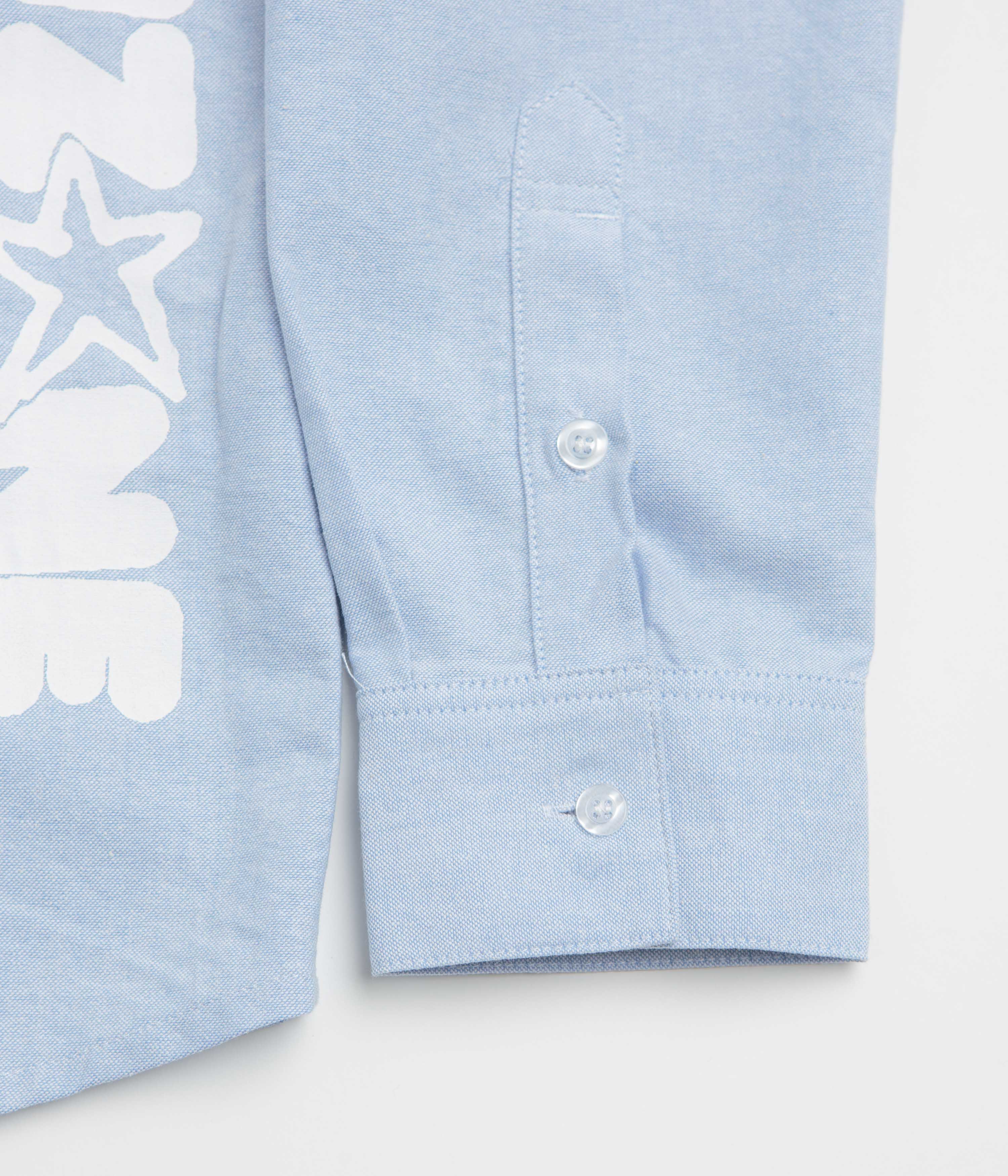 Lo-Fi Encounter Oxford Shirt - Light Blue - Image 10
