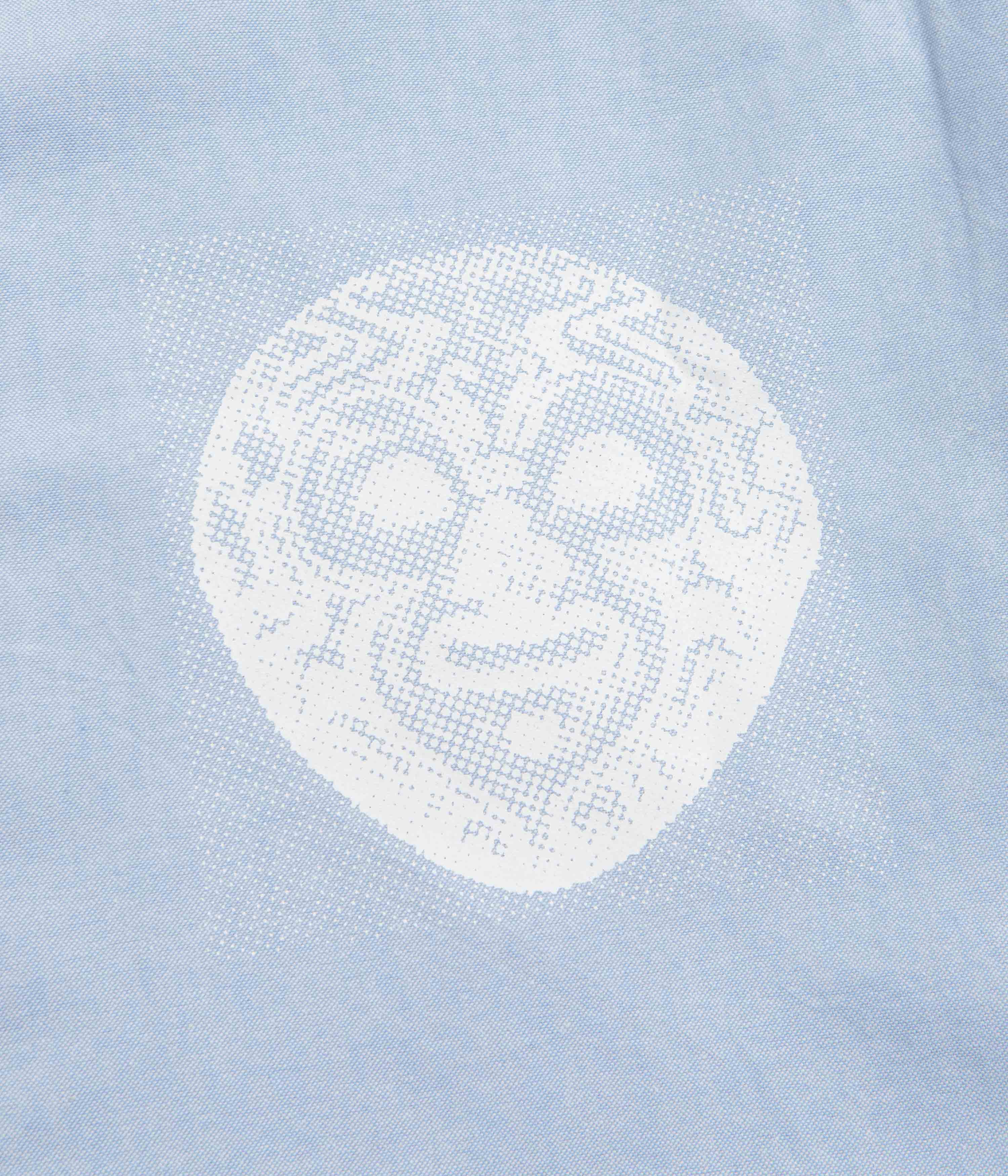 Lo-Fi Encounter Oxford Shirt - Light Blue - Image 9