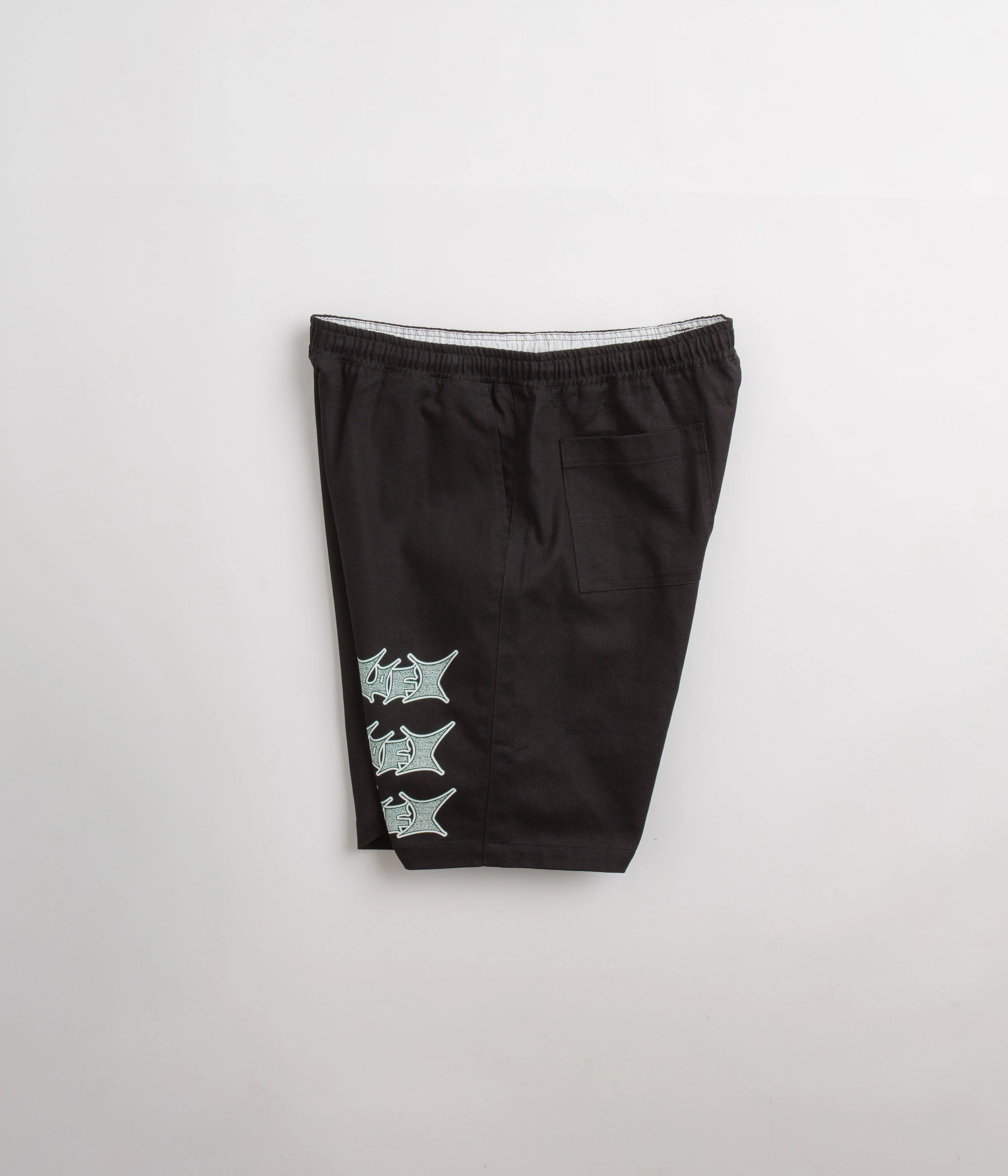 Lo-Fi Static Work Shorts - Black - Image 2