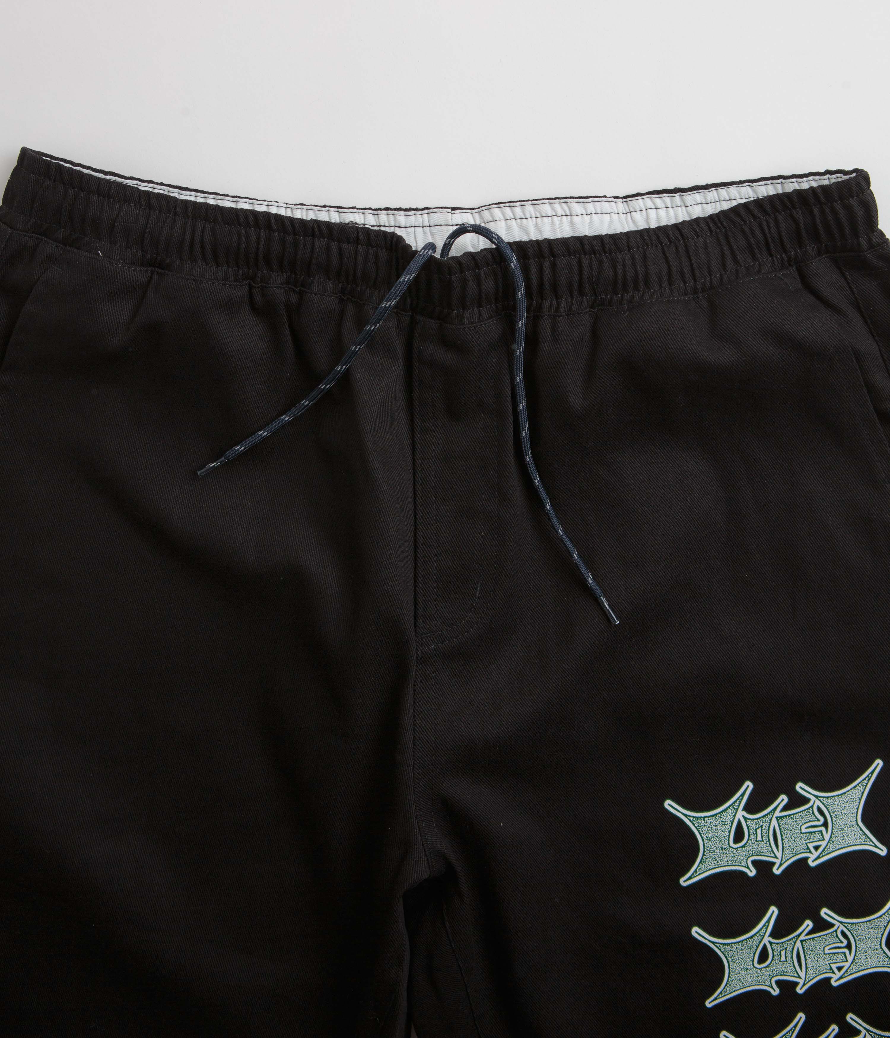 Lo-Fi Static Work Shorts - Black - Image 4