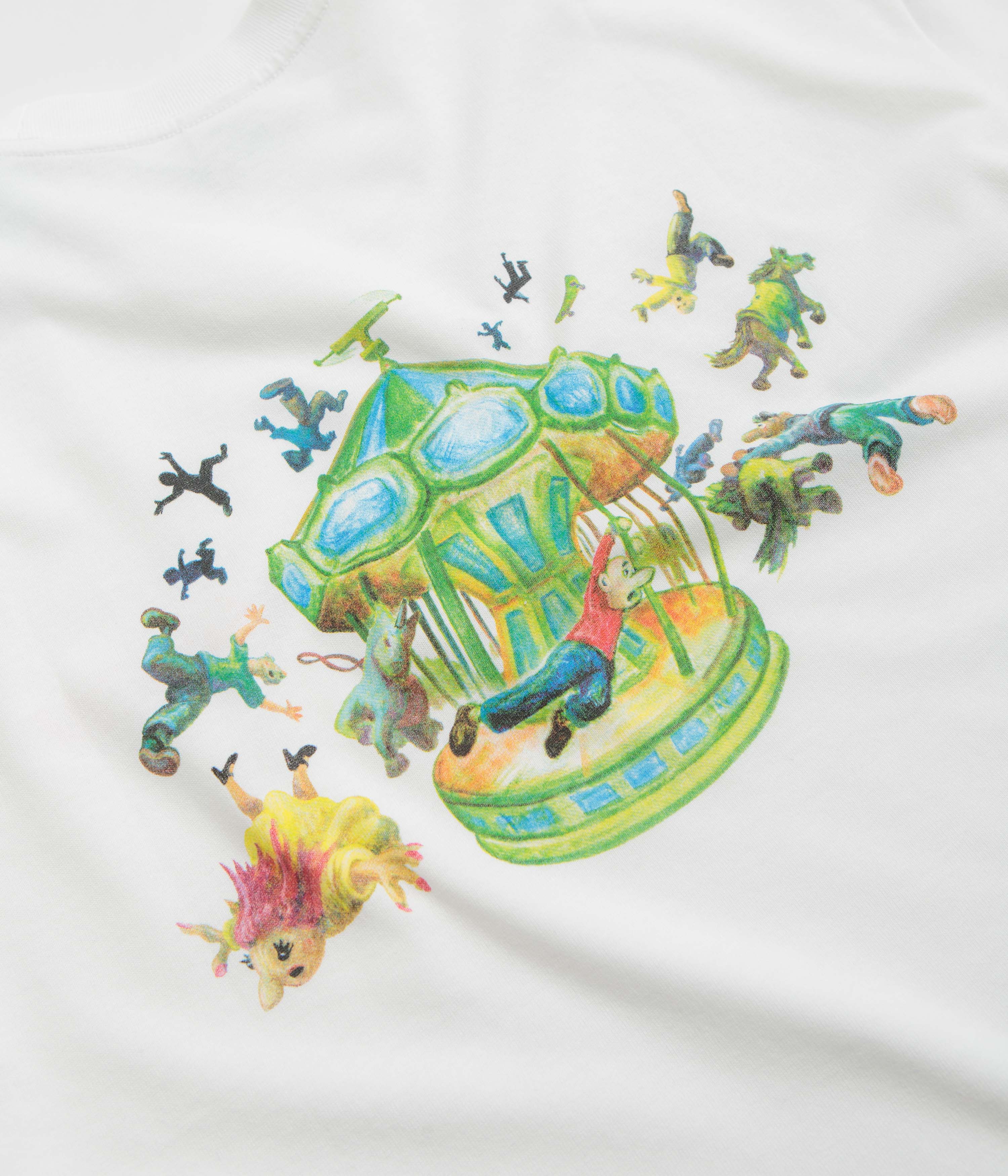 Lurpiv Carousel T-Shirt - White - Image 5