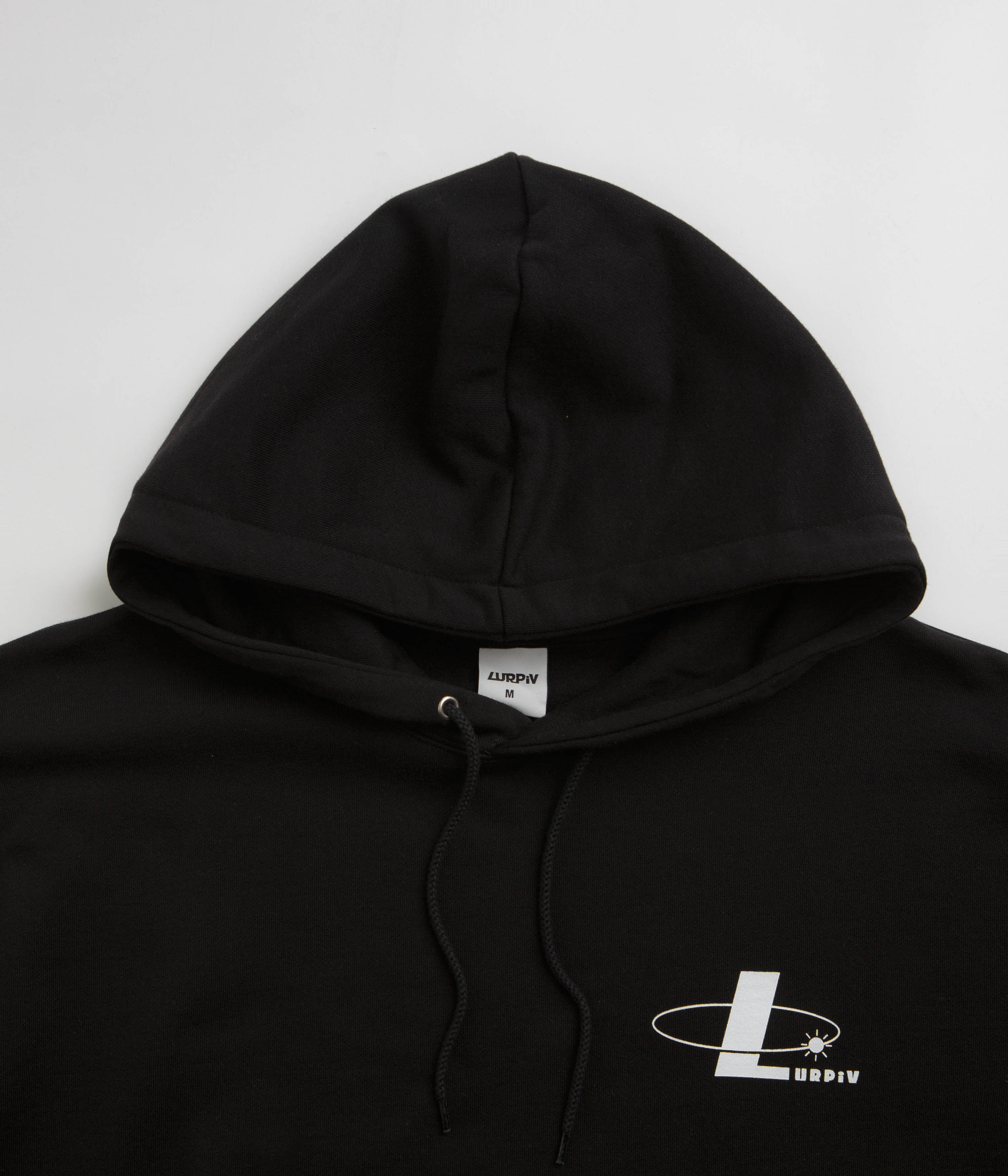 Lurpiv Orbit Logo Hoodie - Black - Image 4