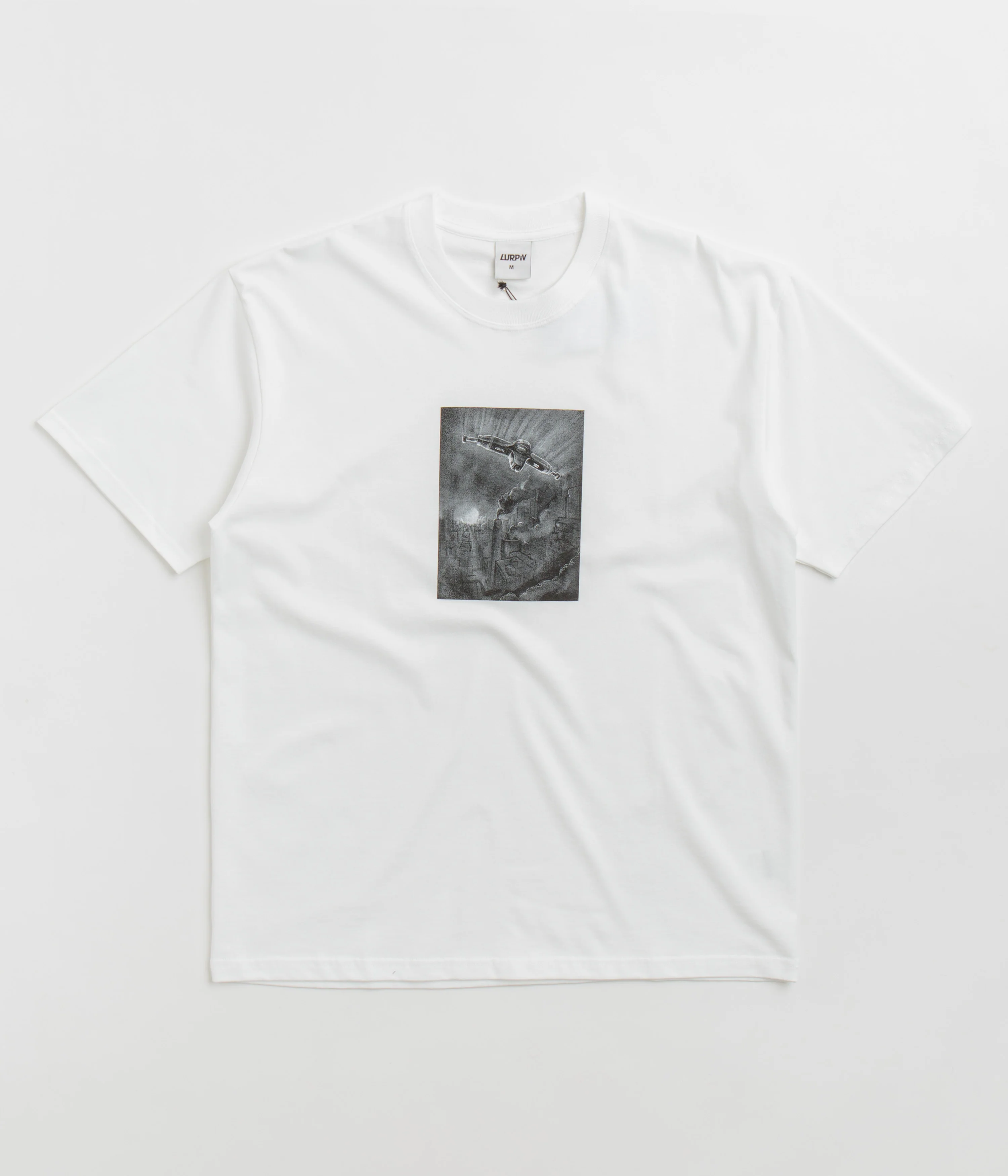 Lurpiv Sci-Fi Hanger T-Shirt - White