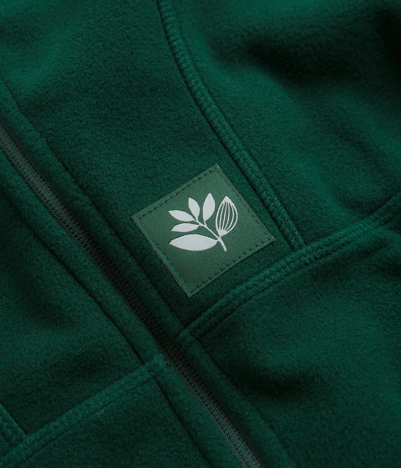 Magenta Antartic Zipped Hoodie - Green - Image 3