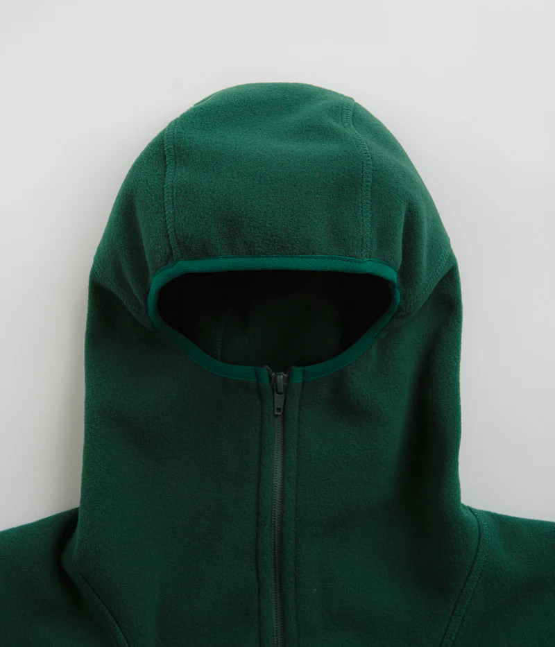 Magenta Antartic Zipped Hoodie - Green - Image 4