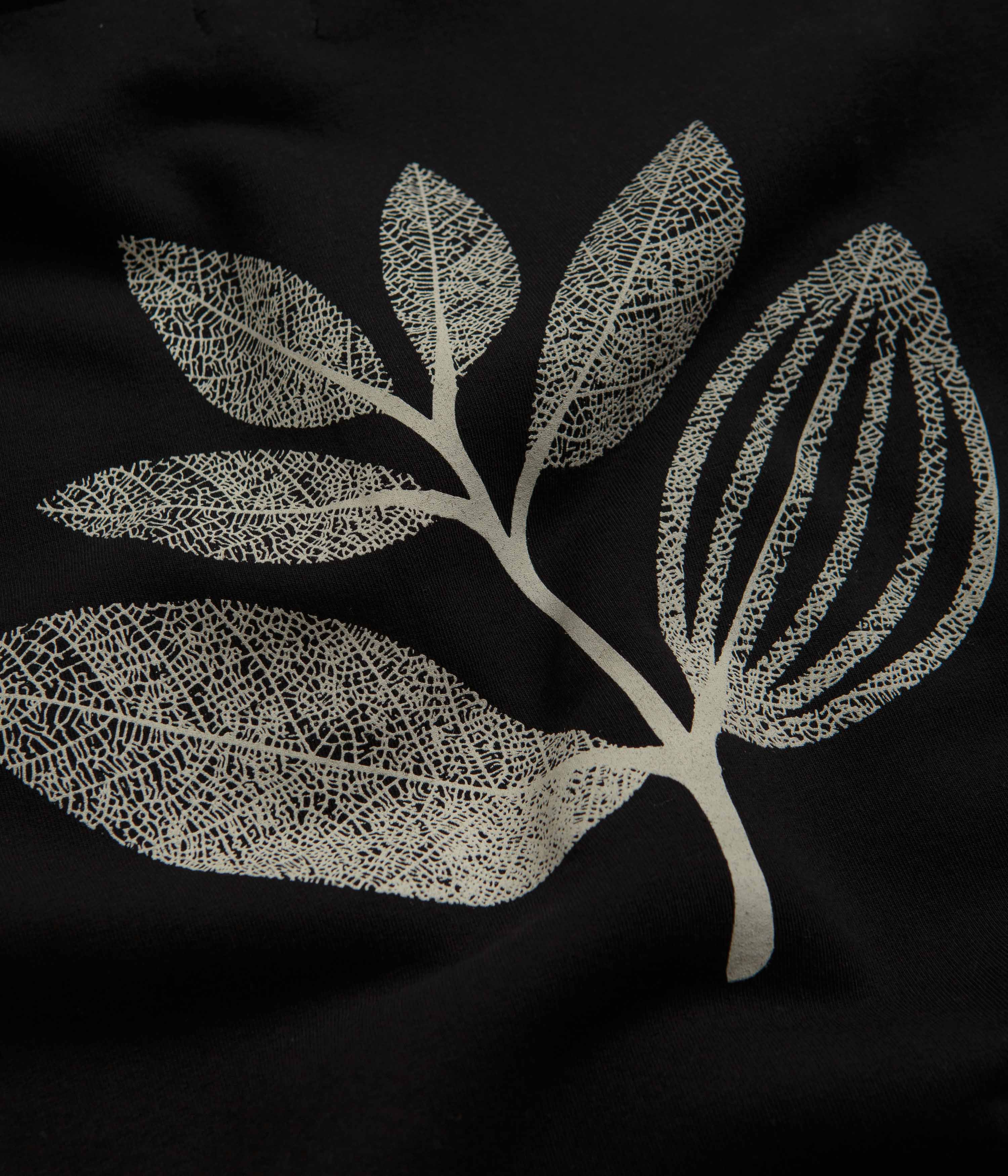 Magenta Botanic Hoodie - Black - Image 5