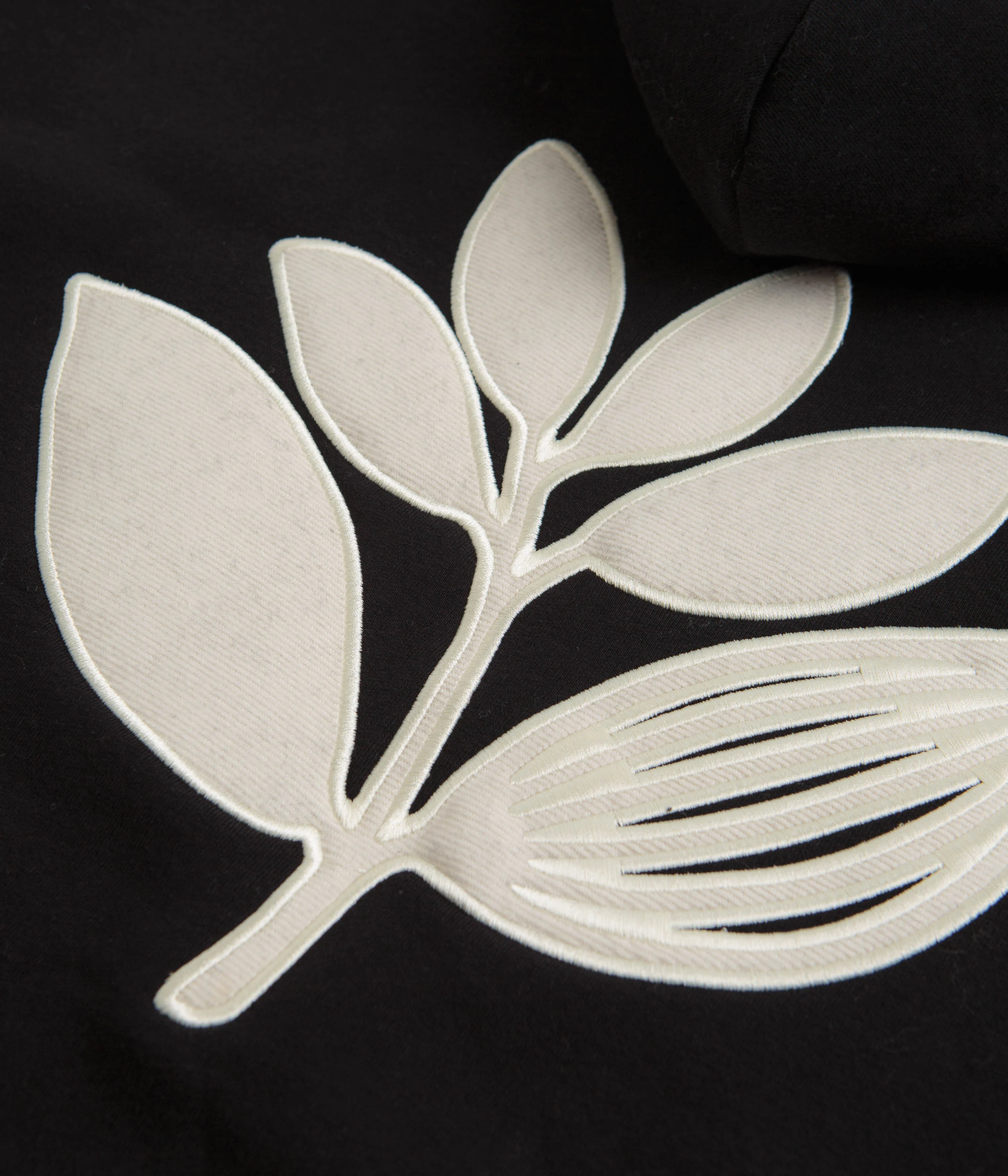 Magenta Cord Plant Hoodie - Black - Image 5
