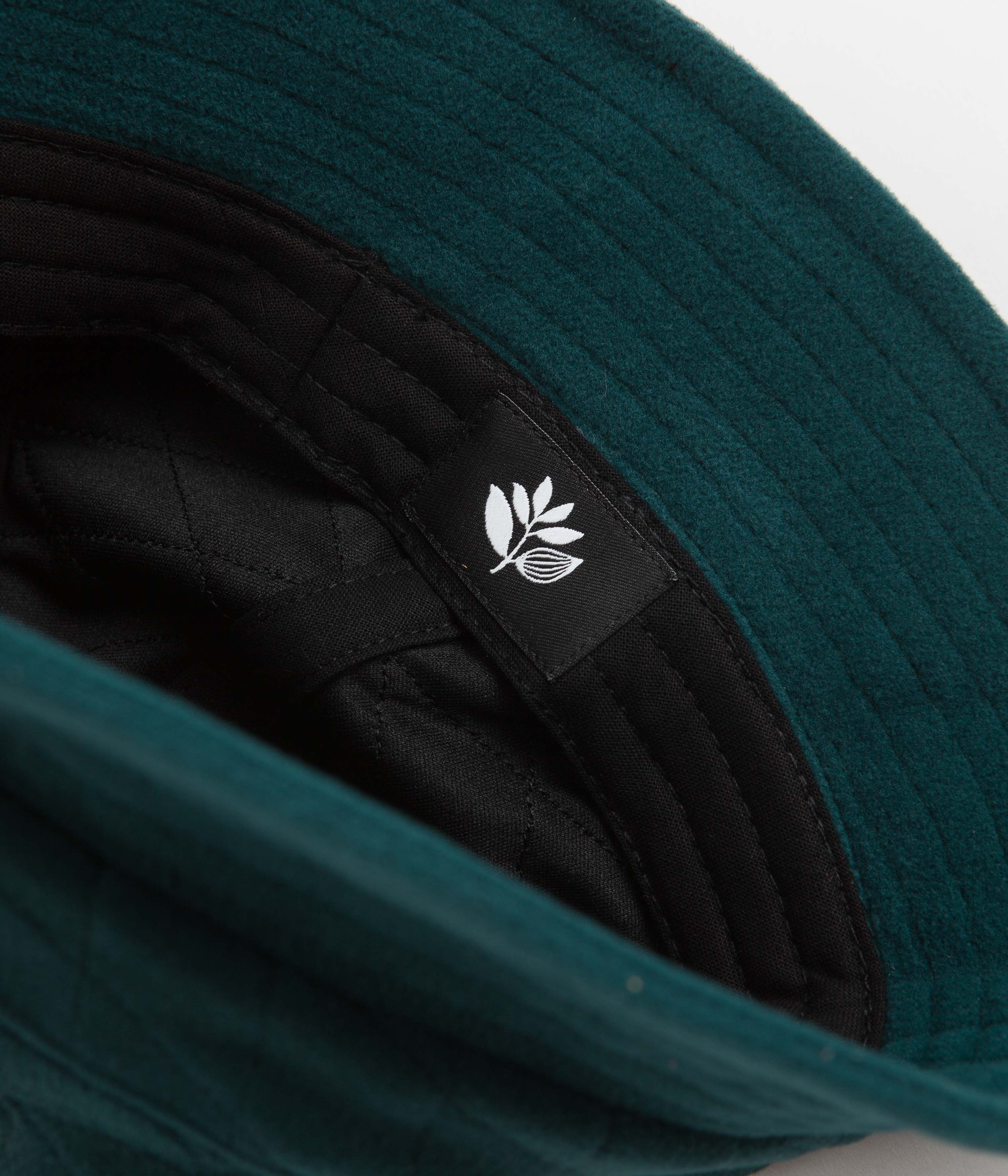 Magenta Handplant Bucket Hat - Petrol Blue - Image 3