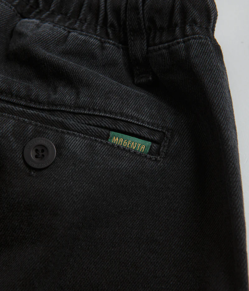 Magenta Loose Pants - Black Denim - Image 7