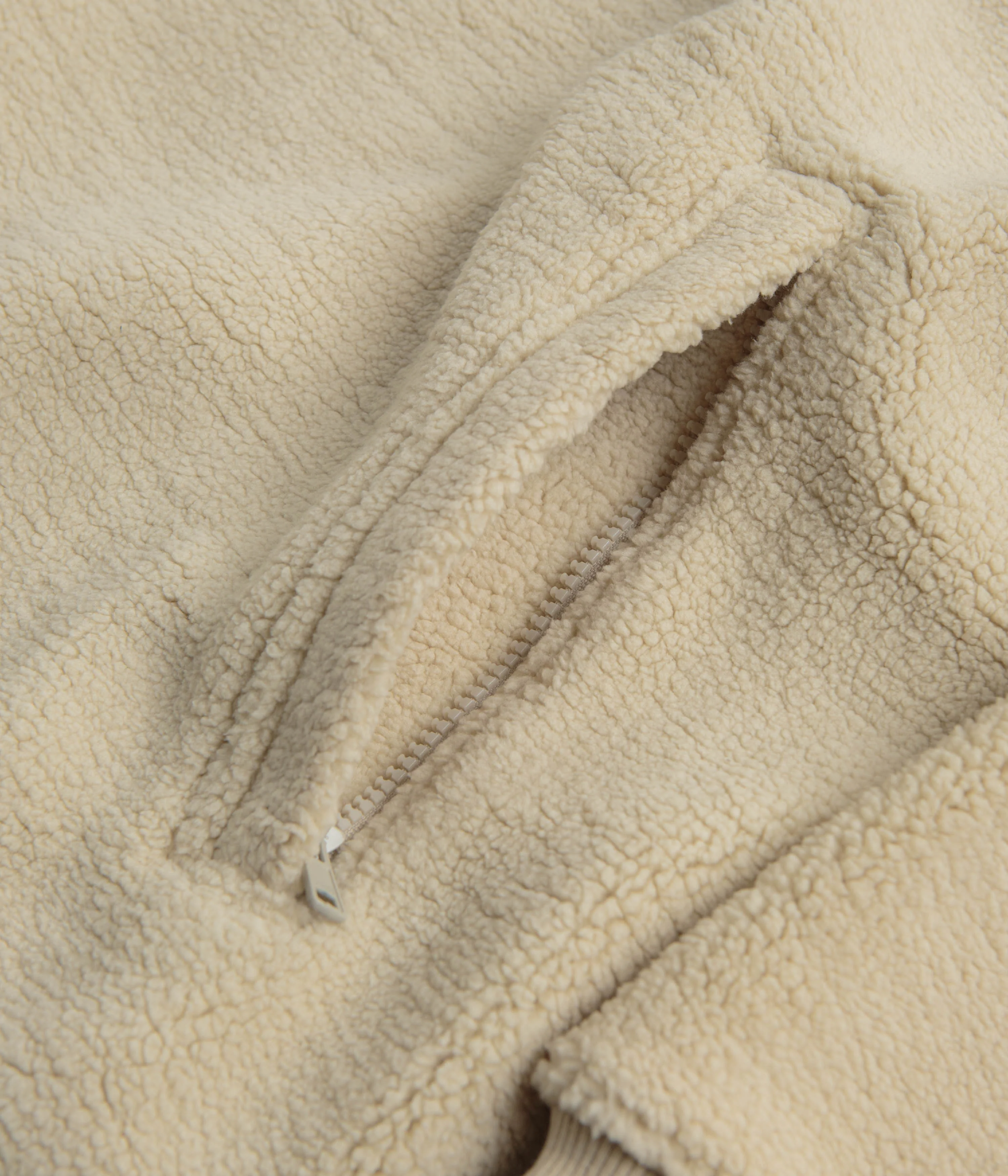 Magenta MTN 3/4 High Neck Fleece - Dark / Light Beige - Image 4