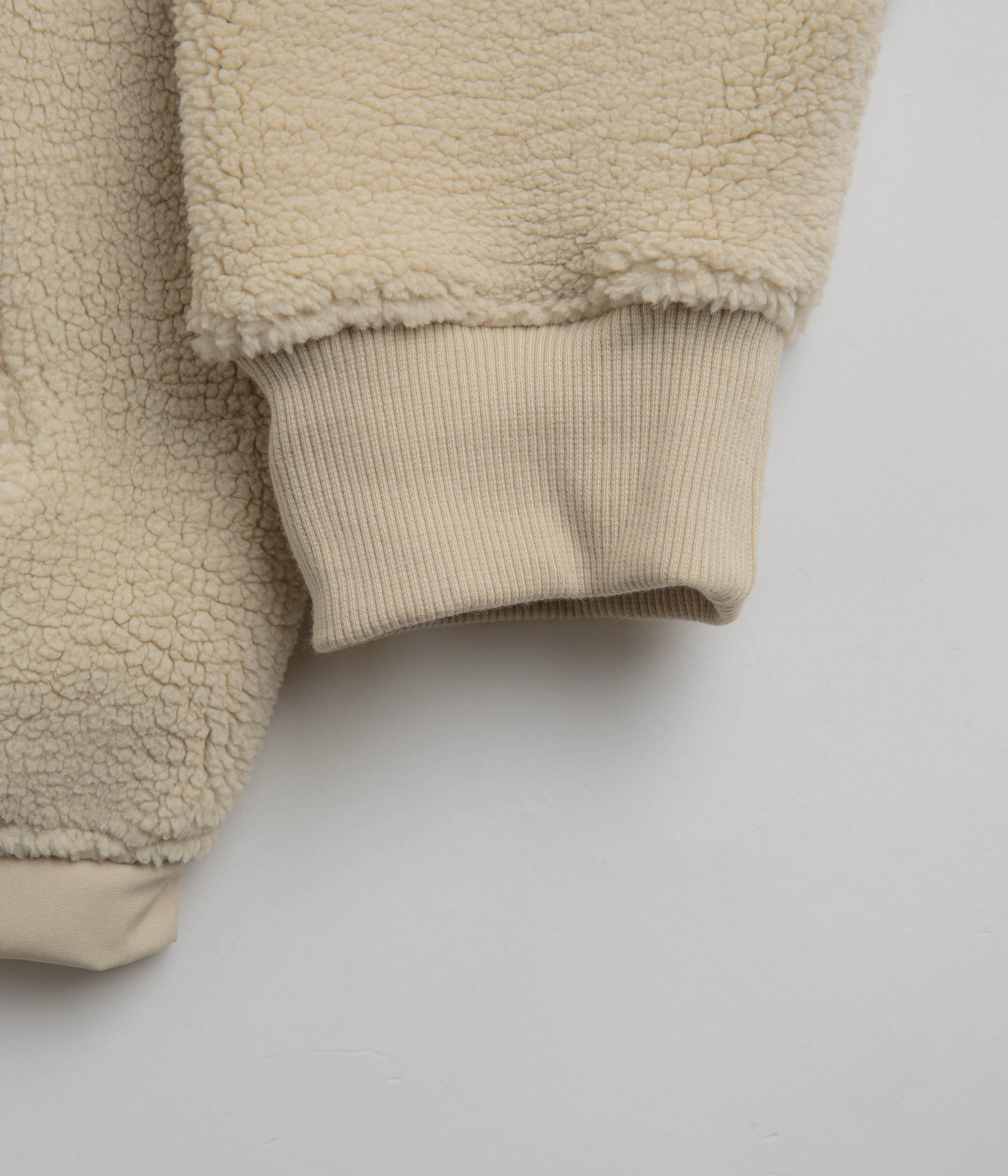 Magenta MTN 3/4 High Neck Fleece - Dark / Light Beige - Image 5