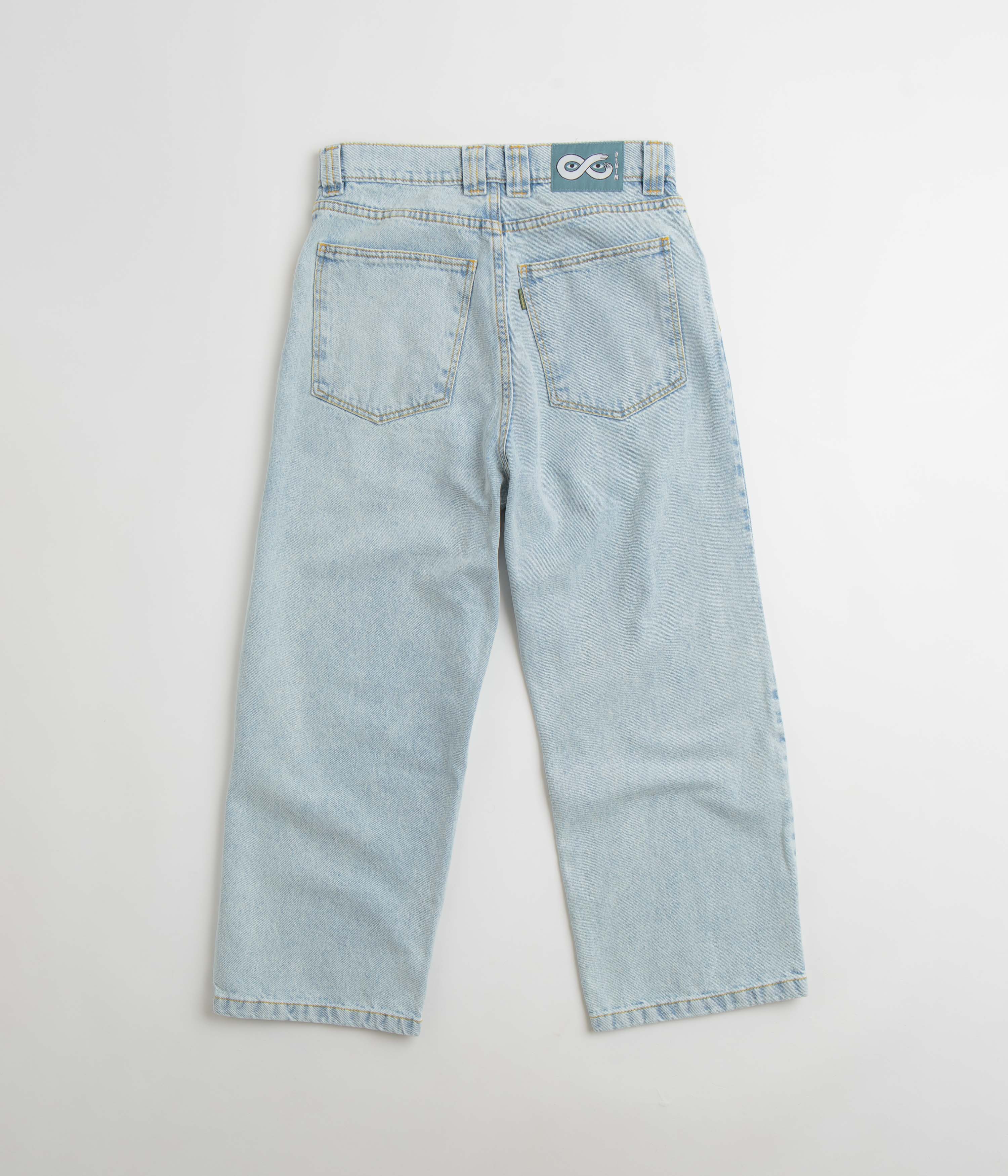 Magenta OG 2 Tone Jeans - Washed Denim / Orange - Image 3
