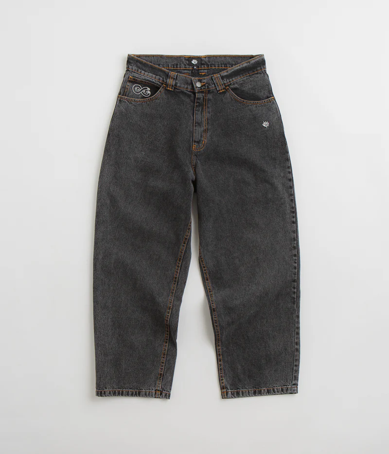 Magenta OG Denim Pants - Distressed Black