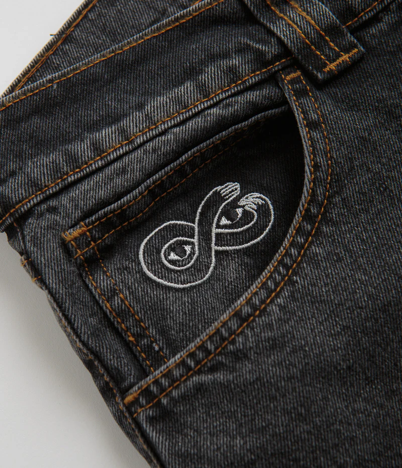 Magenta OG Denim Pants - Distressed Black - Image 7