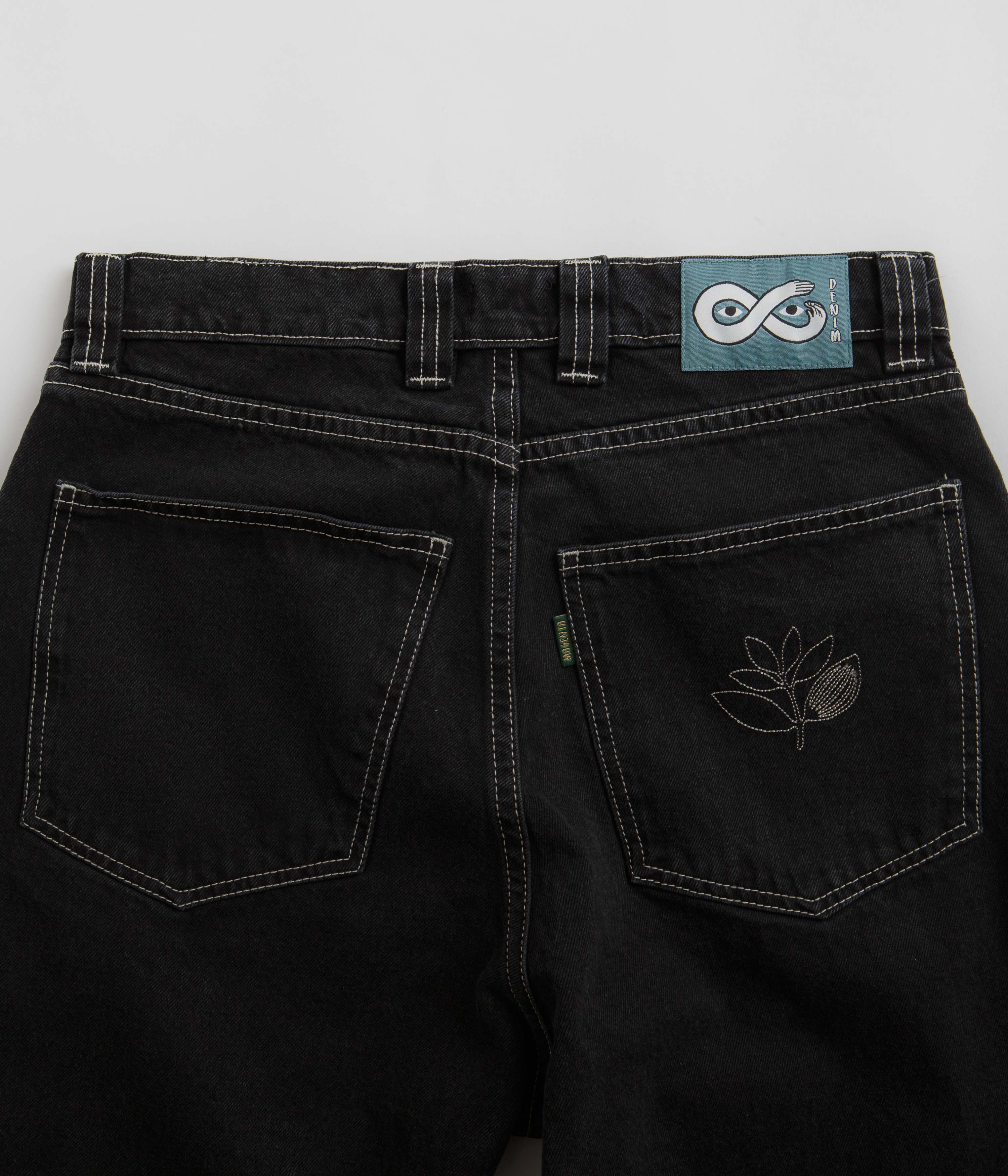 Magenta OG Stitch Jeans - Black Denim - Image 6